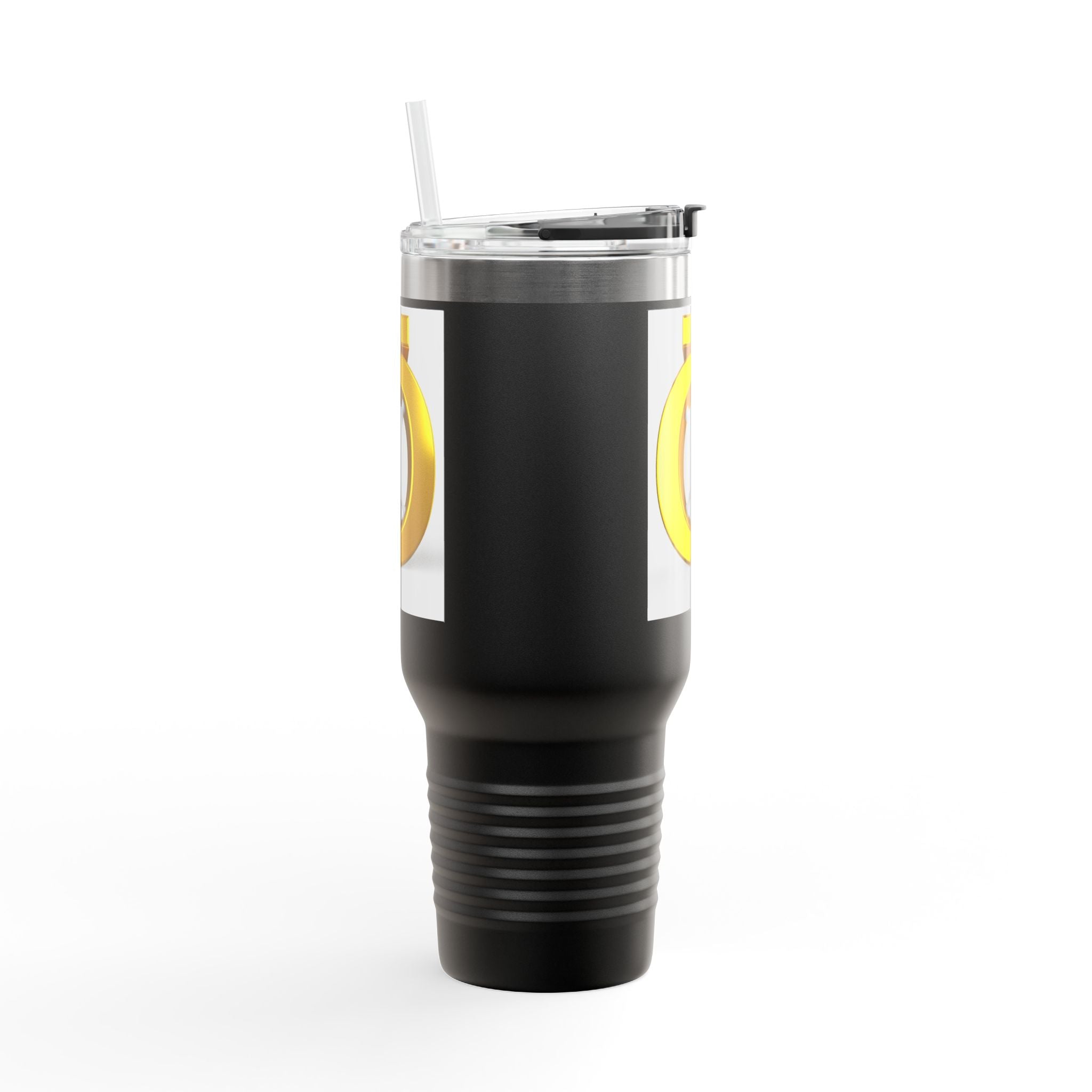 Mug de voyage isotherme avec lettre dorée Ö | Gobelet isotherme 40 oz