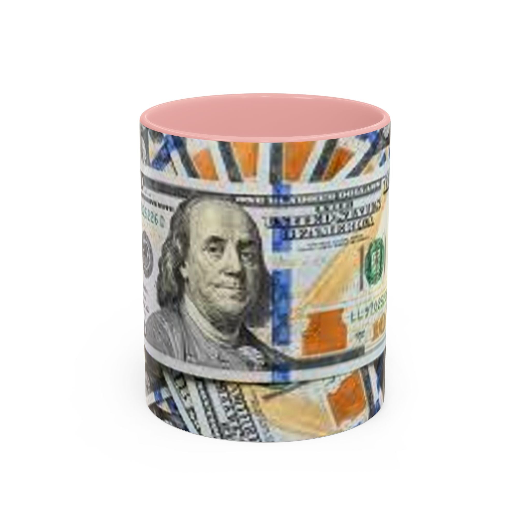 Tasse Billets de cent dollars | Tasse à café bicolore