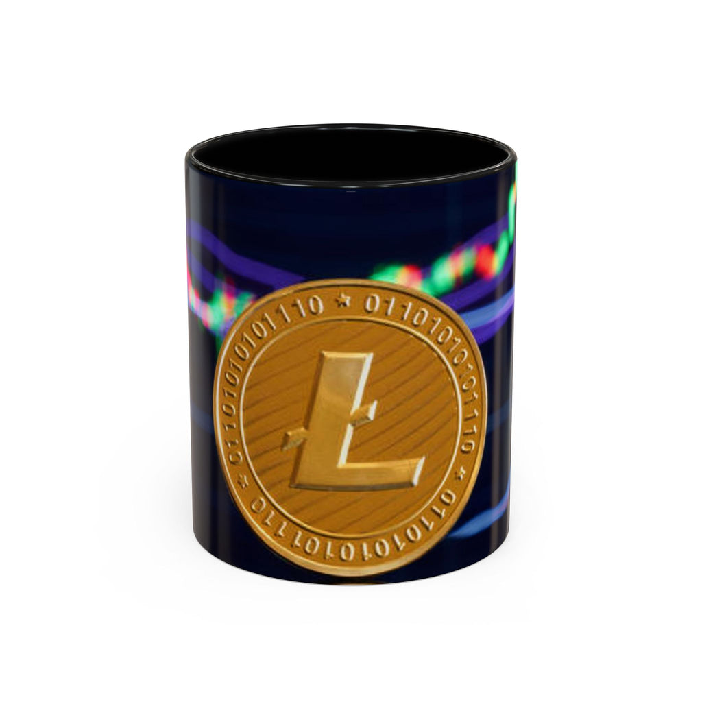 Litecoin Crypto Coin mug | Accent Coffee Mug