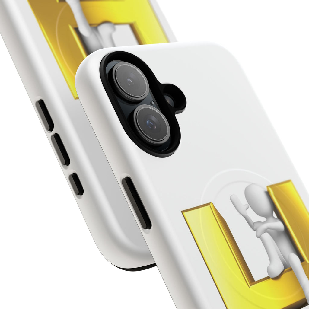 Gold Letter H Climber Phone Case | Tough Magnetic Case
