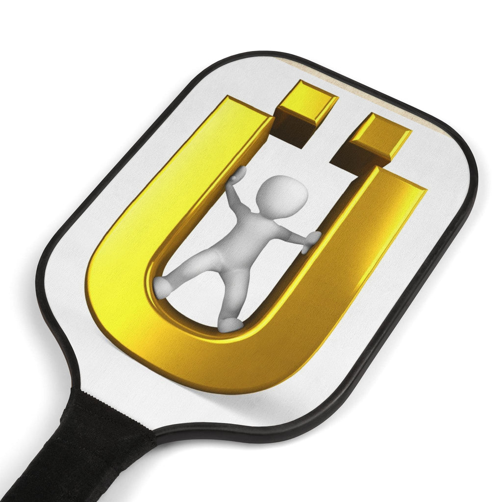 Gold Letter Ü Logo Pickleball Paddle Set | Pickleball Kit
