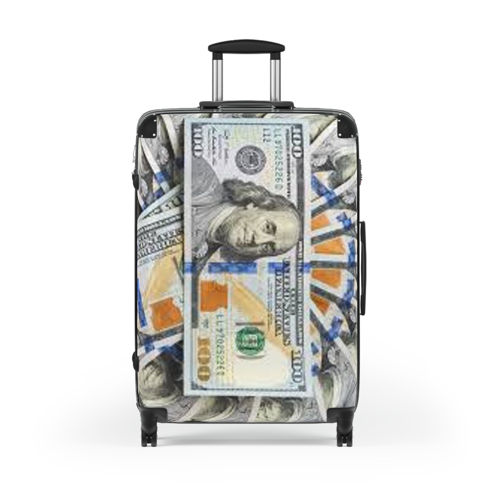 Valise collage de billets de dollar | Bagage de voyage, Imprimé argent