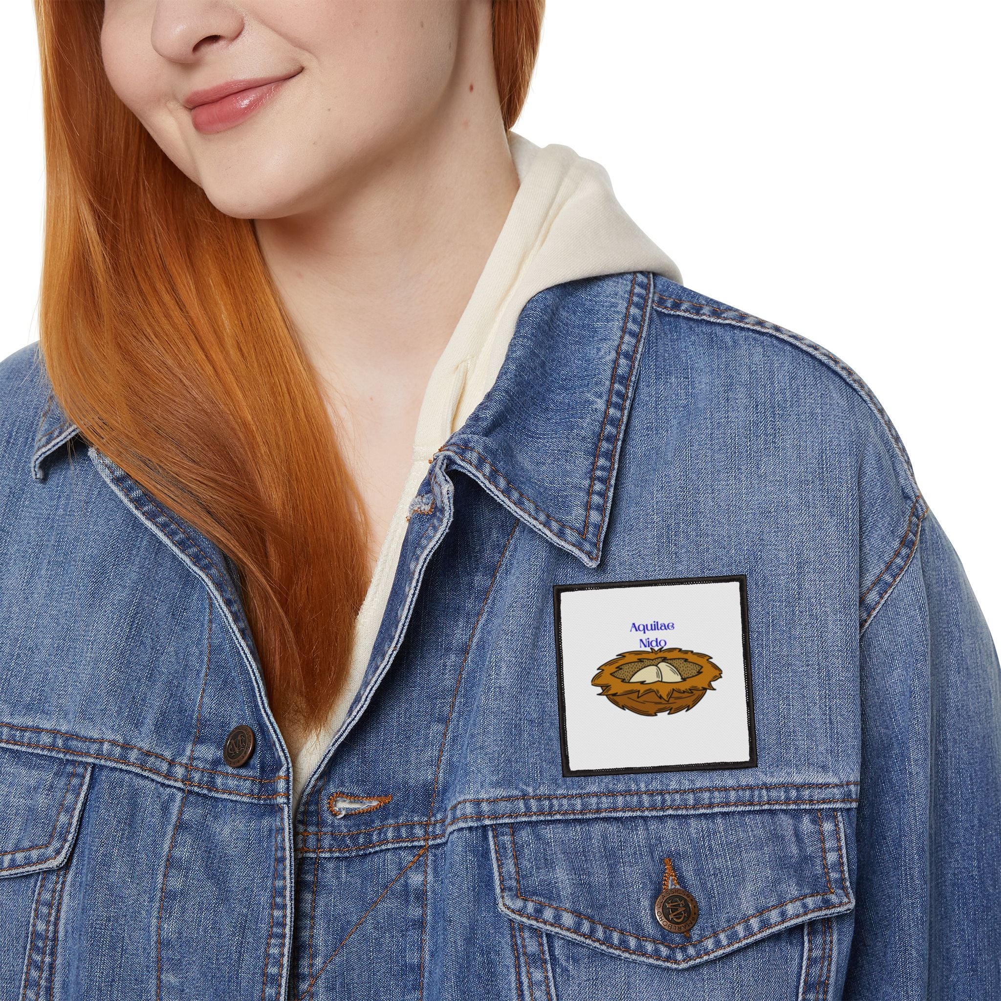 Eagle's nest with eggs patch | Iron-On Patch