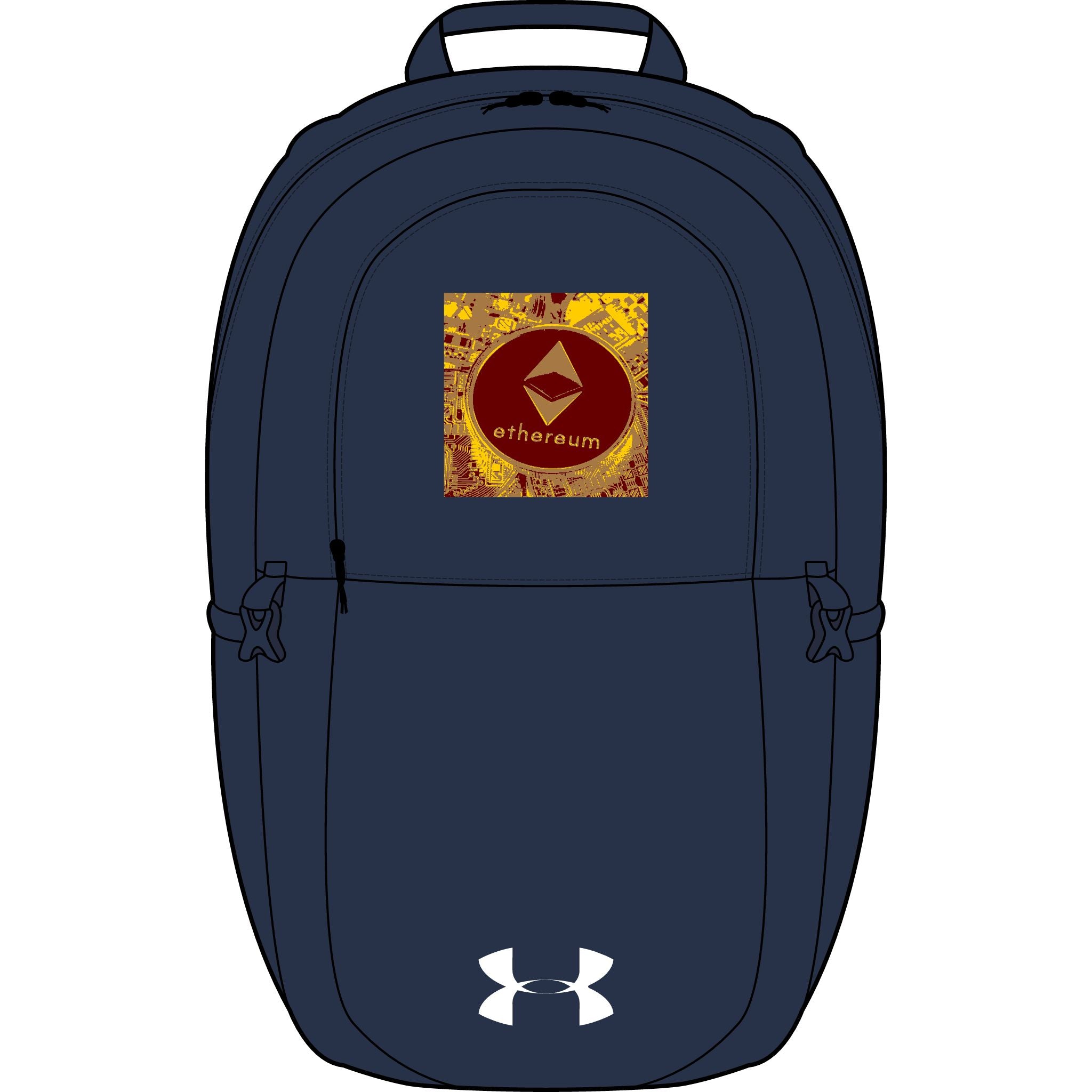Ethereum Cryptocurrency Embroidery Backpack | Under Armour All Sport Backpack