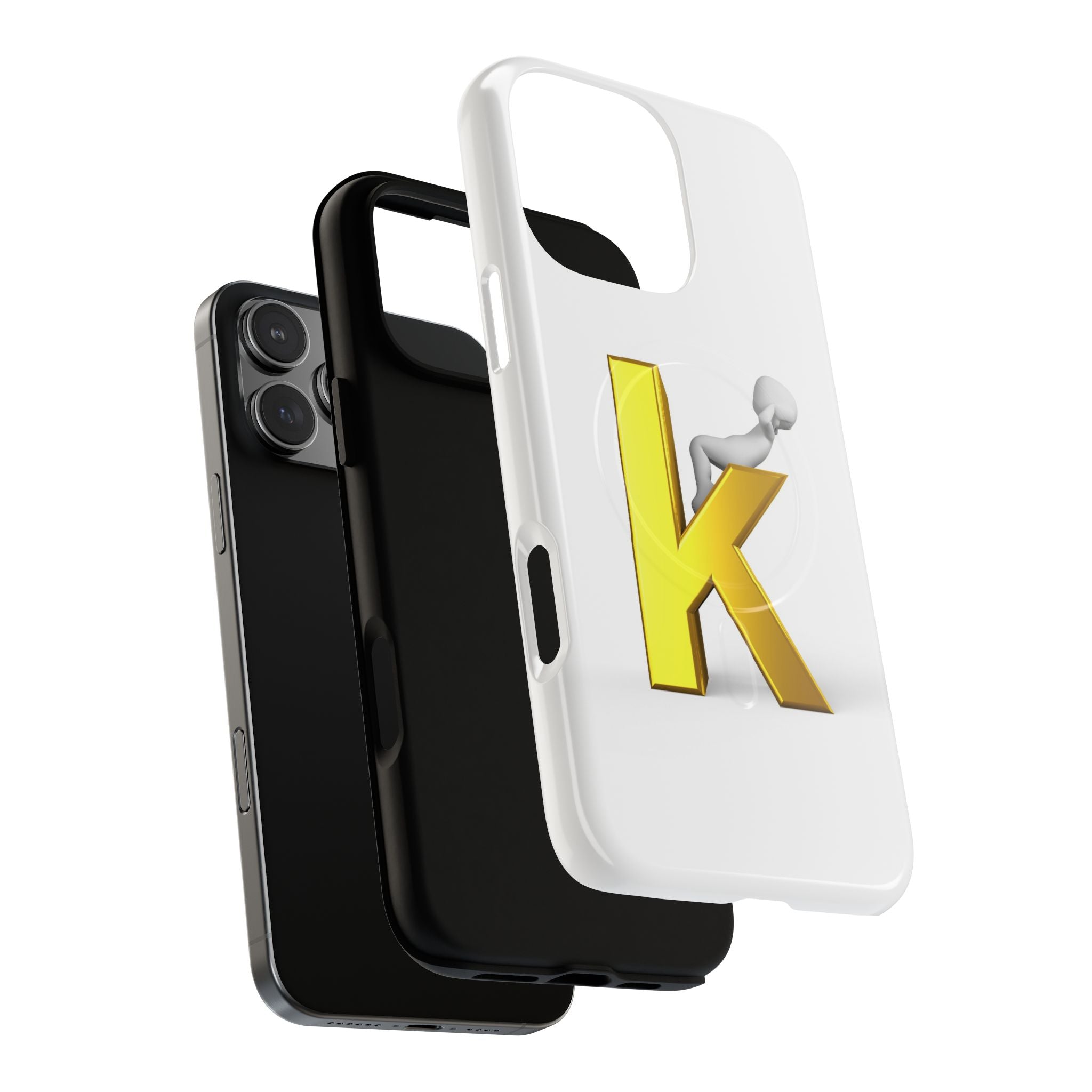 Letter K Logo Phone Case | Tough Magnetic Case, Initial Monogram