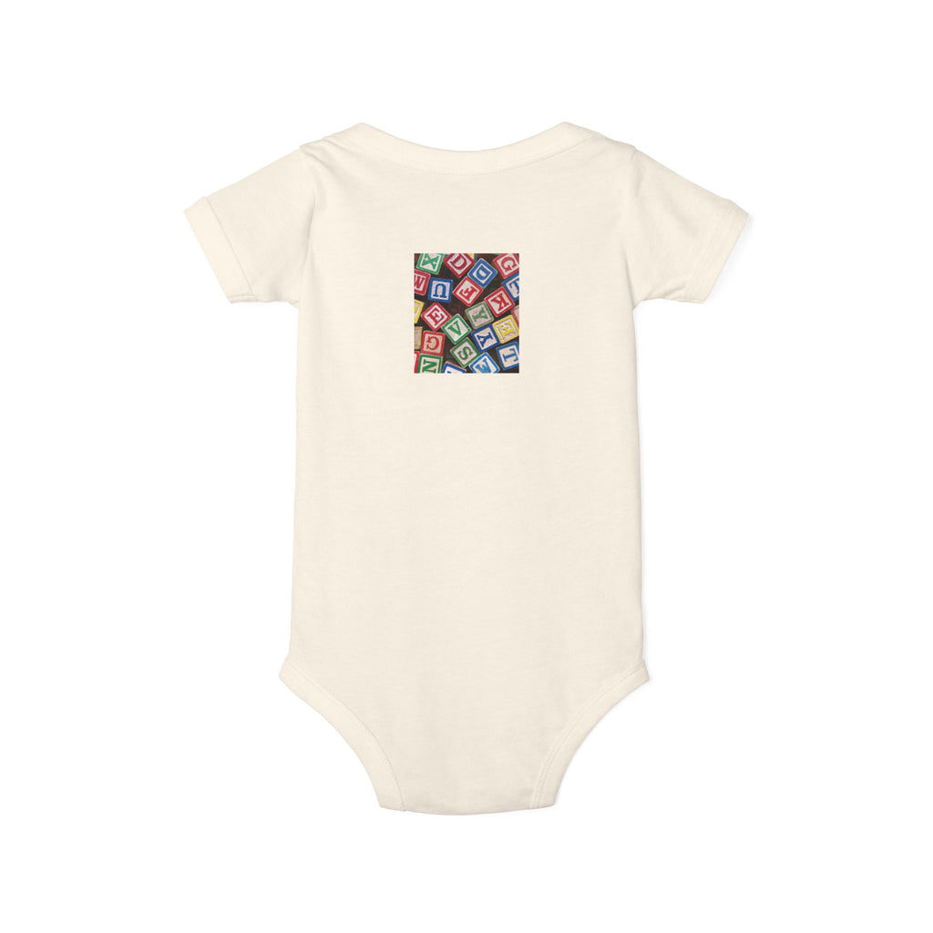 Colorful Alphabet Blocks Infant One Piece | Baby Bodysuit