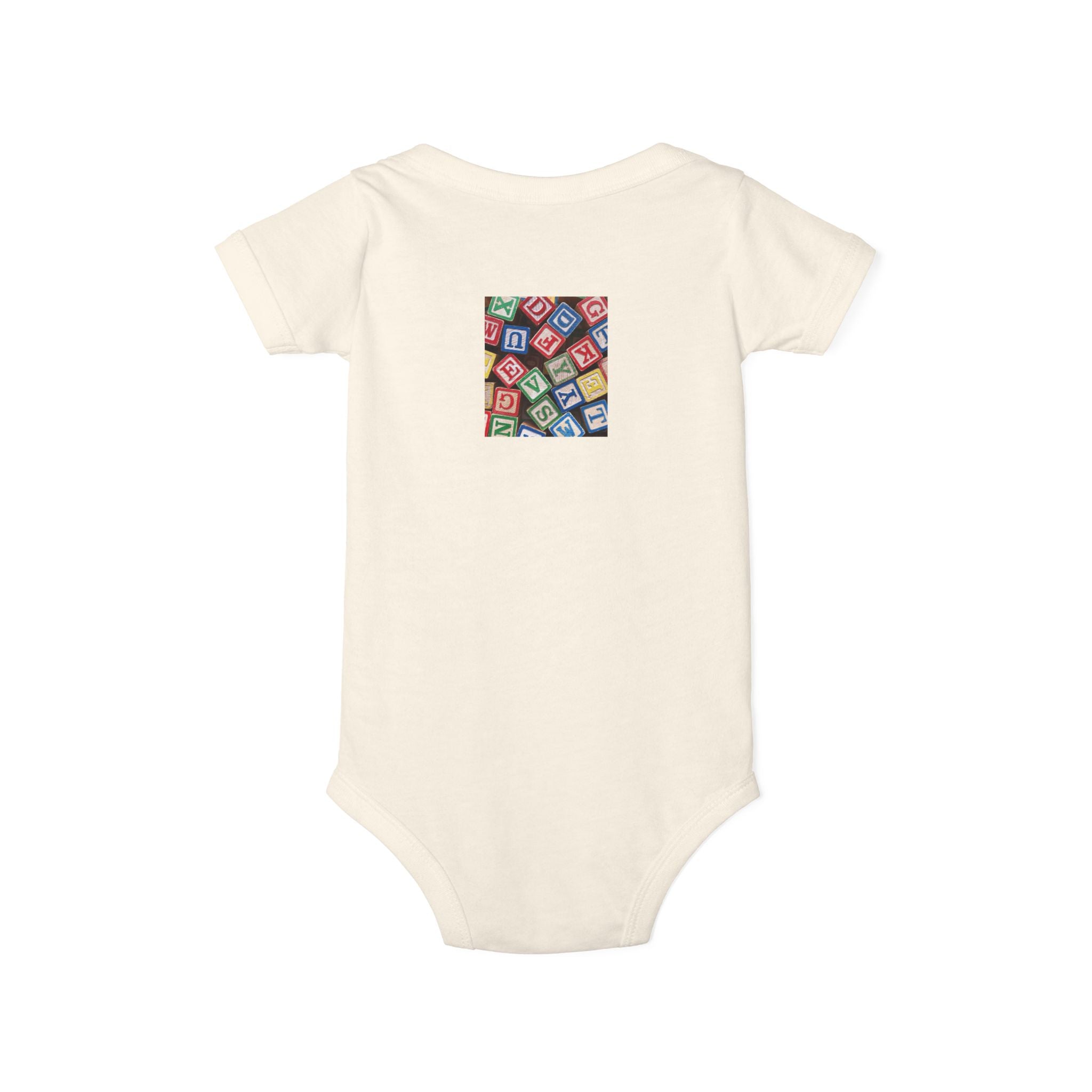 Colorful Alphabet Blocks Infant One Piece | Baby Bodysuit