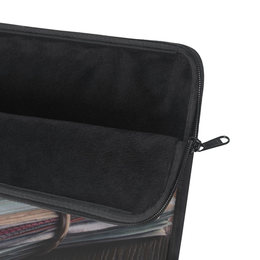 Stack of Euro Banknotes Laptop Sleeve | Money Print, Currency Photography