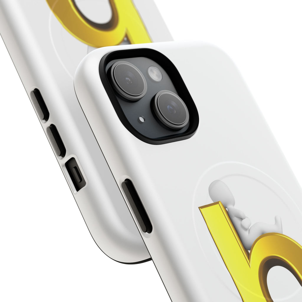 Gold Letter B Phone Case | Tough Magnetic Case