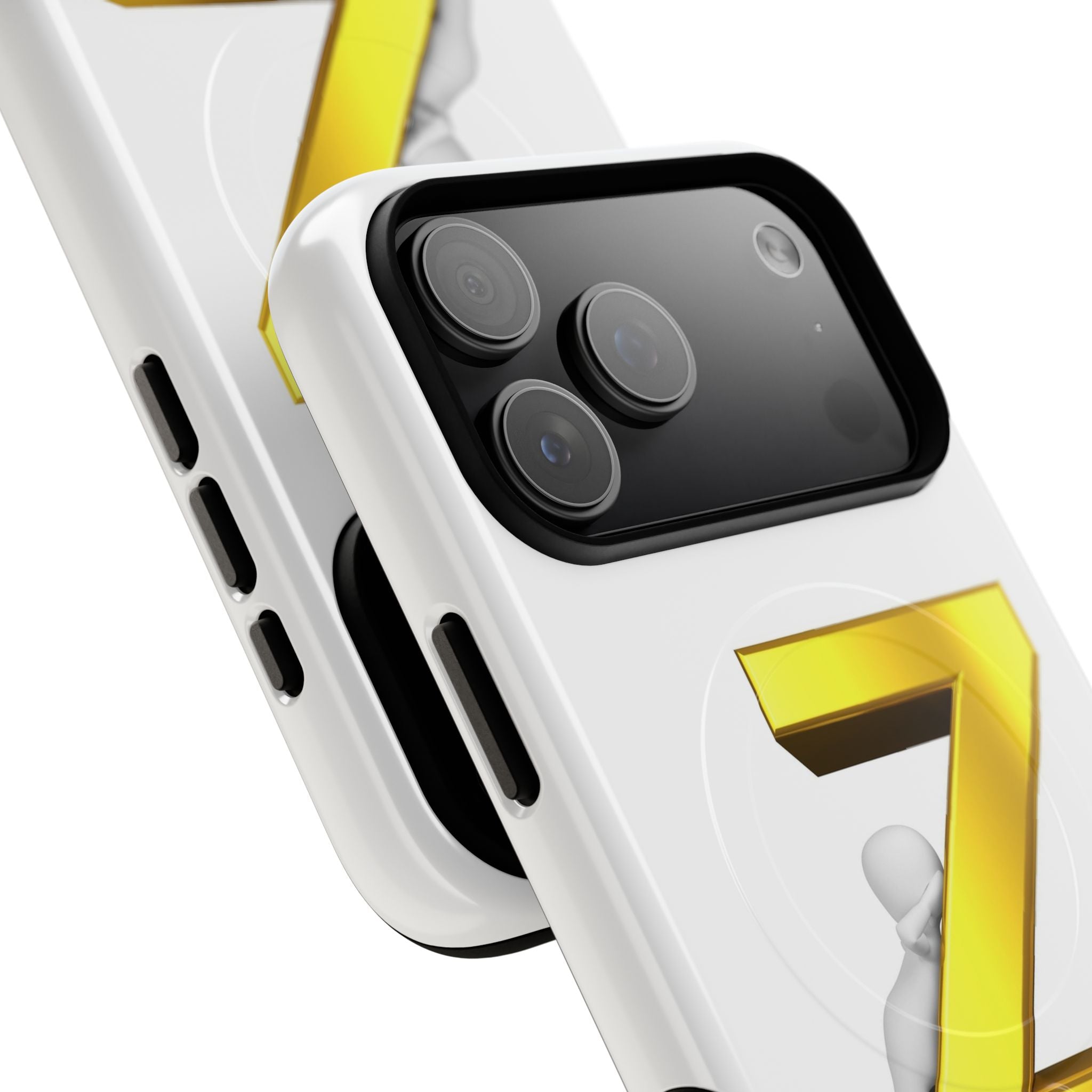 Gold 3D Letter Z Phone Case | Tough Magnetic Case