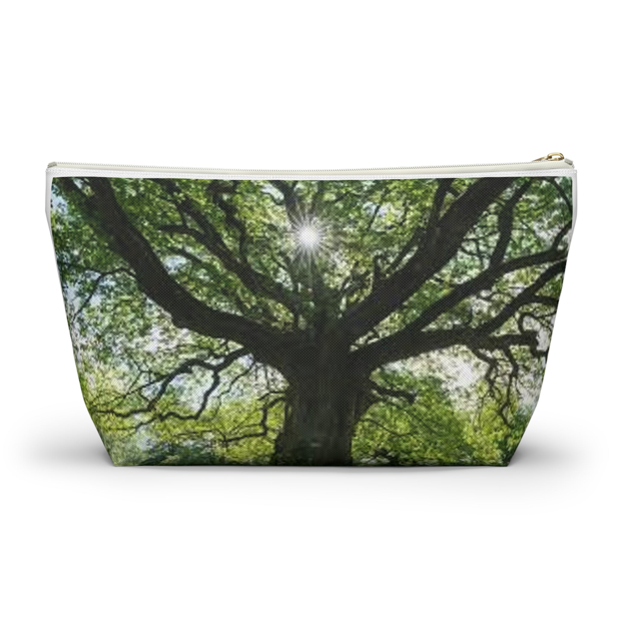 Sunlit Oak Tree Accessory Pouch | T-Bottom Makeup Bag