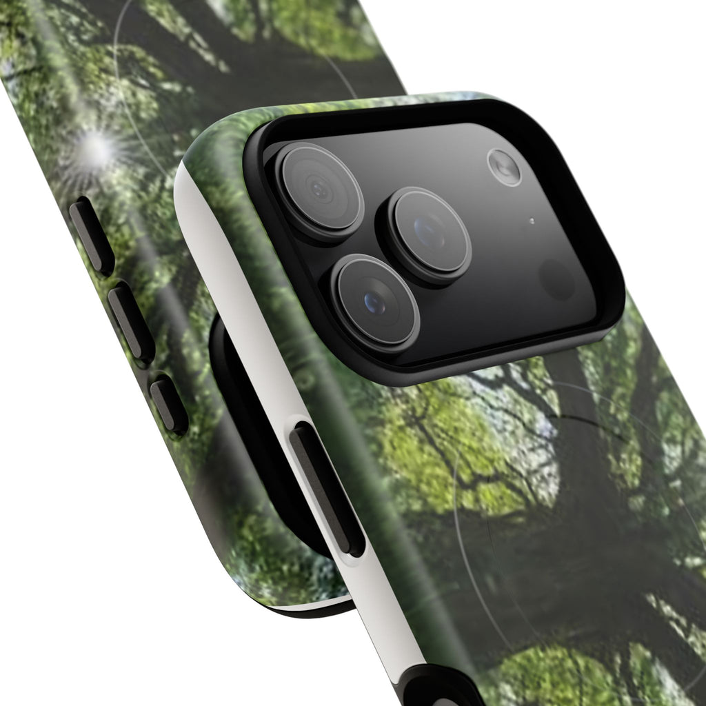 Sunlit Oak Tree Phone Case | Tough Magnetic Case