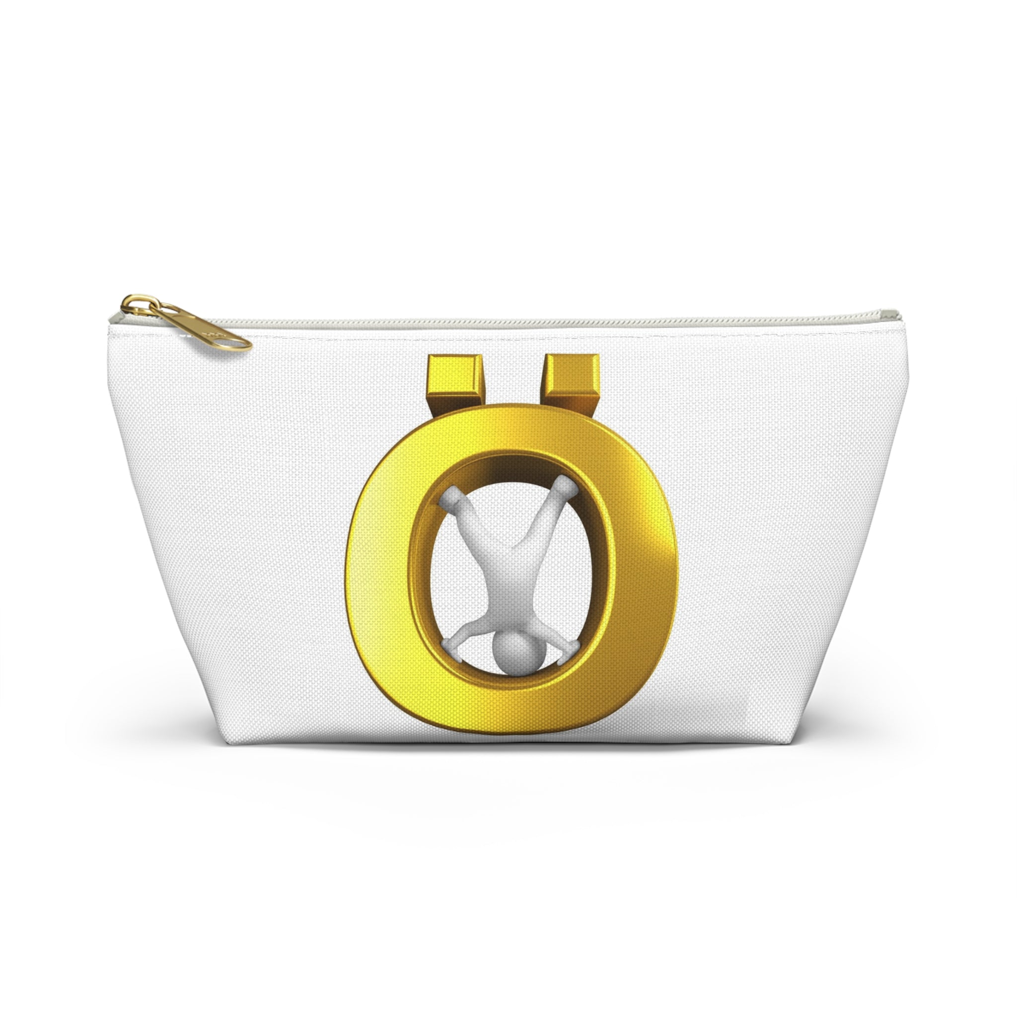 Gold Letter Ö Accessory Pouch