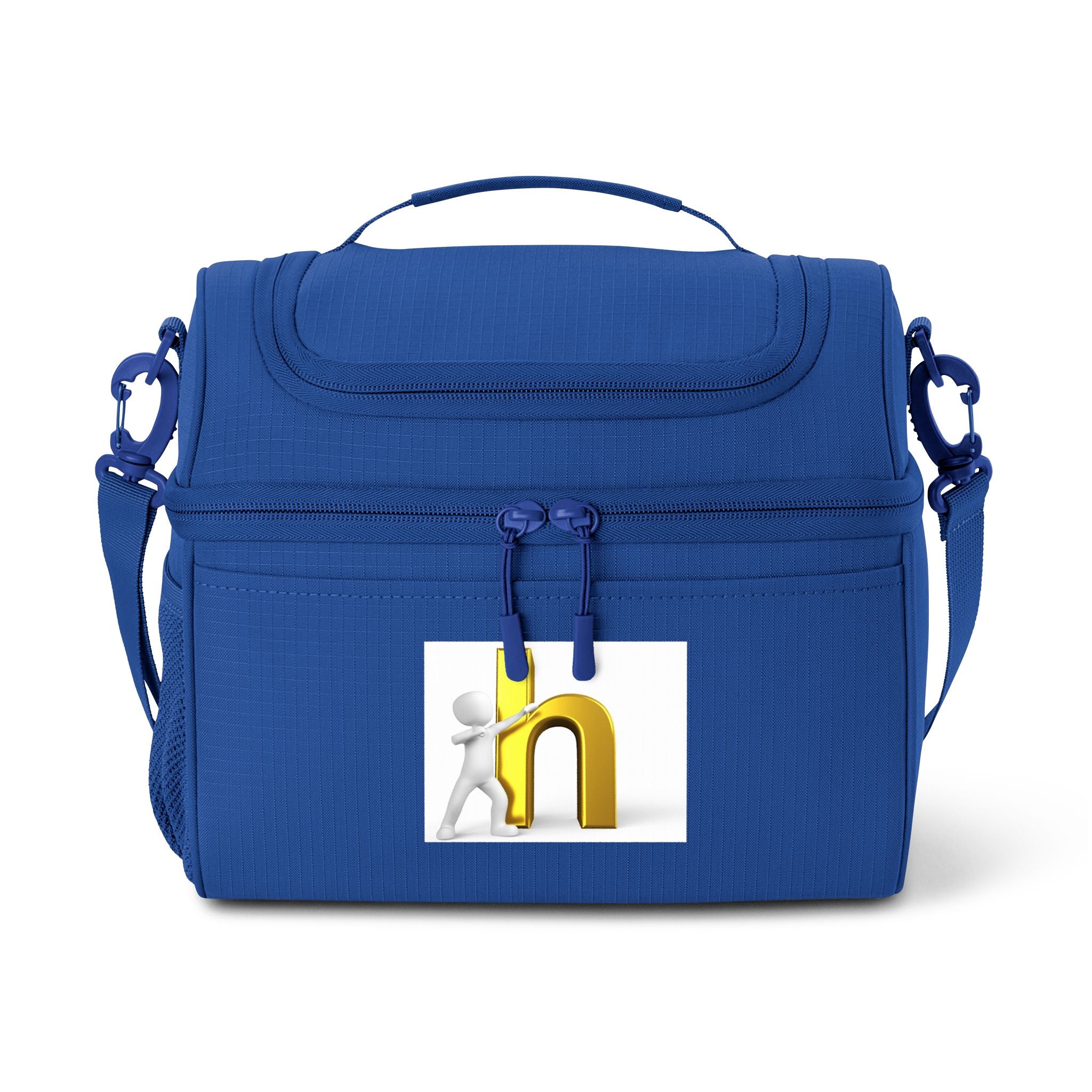 Gold Letter H Logo Cooler Bag | Personalized Initial Lunch Cooler