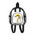 Question Mark Figure Clear Stadium Backpack | Transparent School Bag