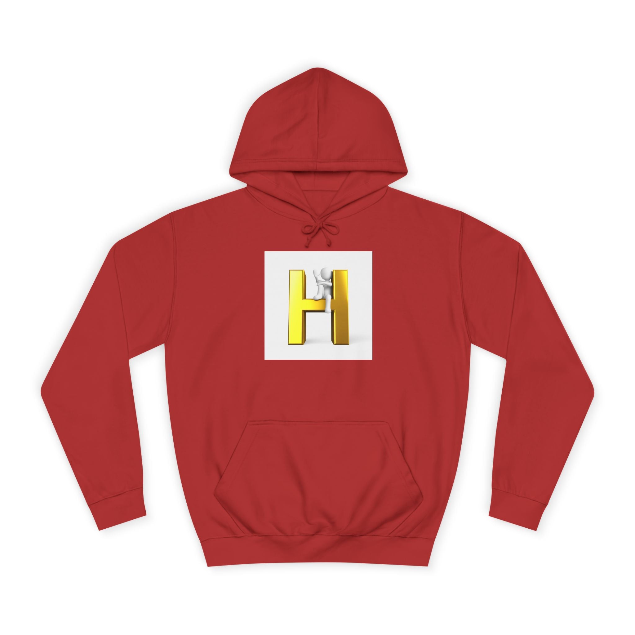 Sweat à capuche lettre H 3D or | Sweat-shirt initial monogramme