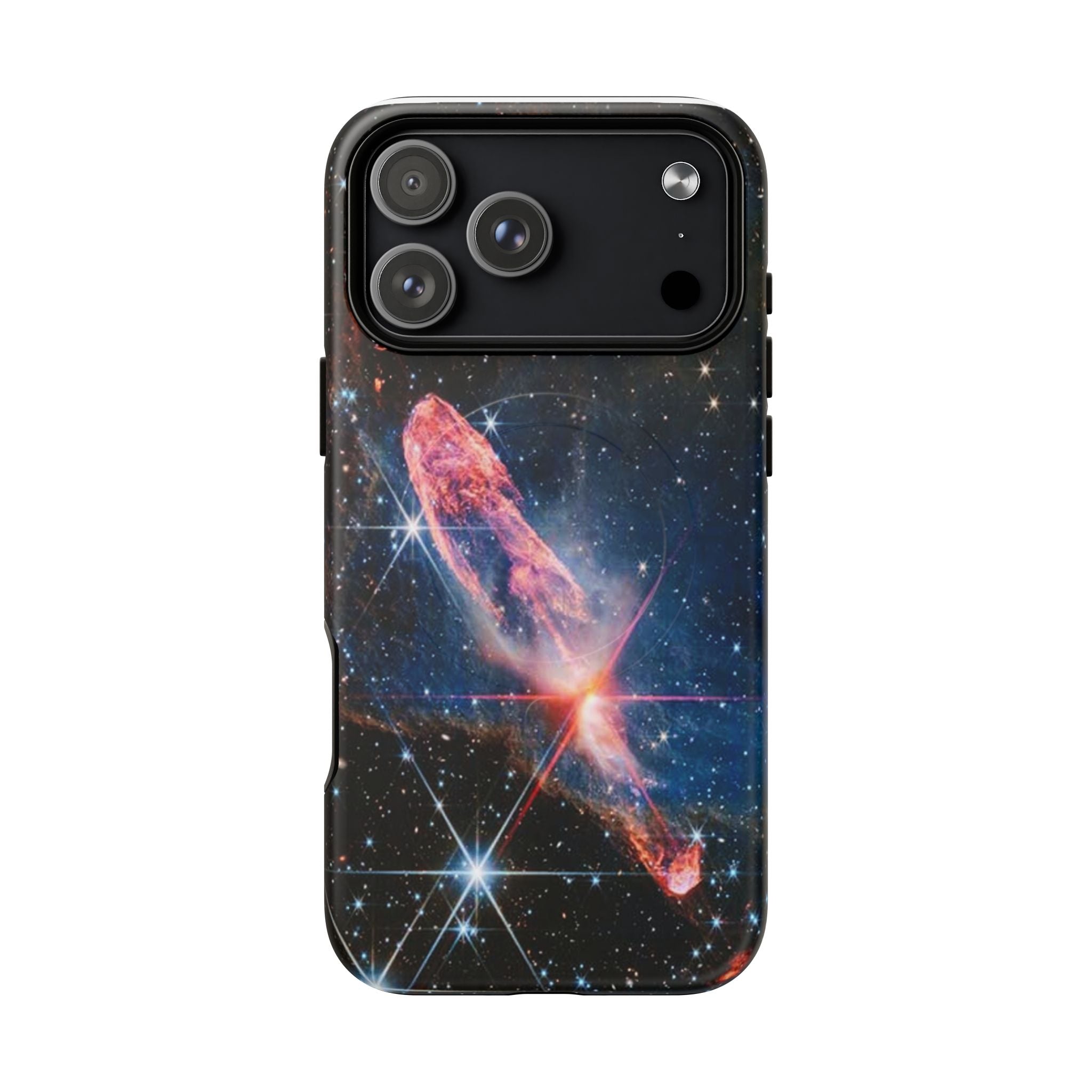 Coque de téléphone Nébuleuse Cosmique | Coque magnétique robuste, motif Galaxie spatiale