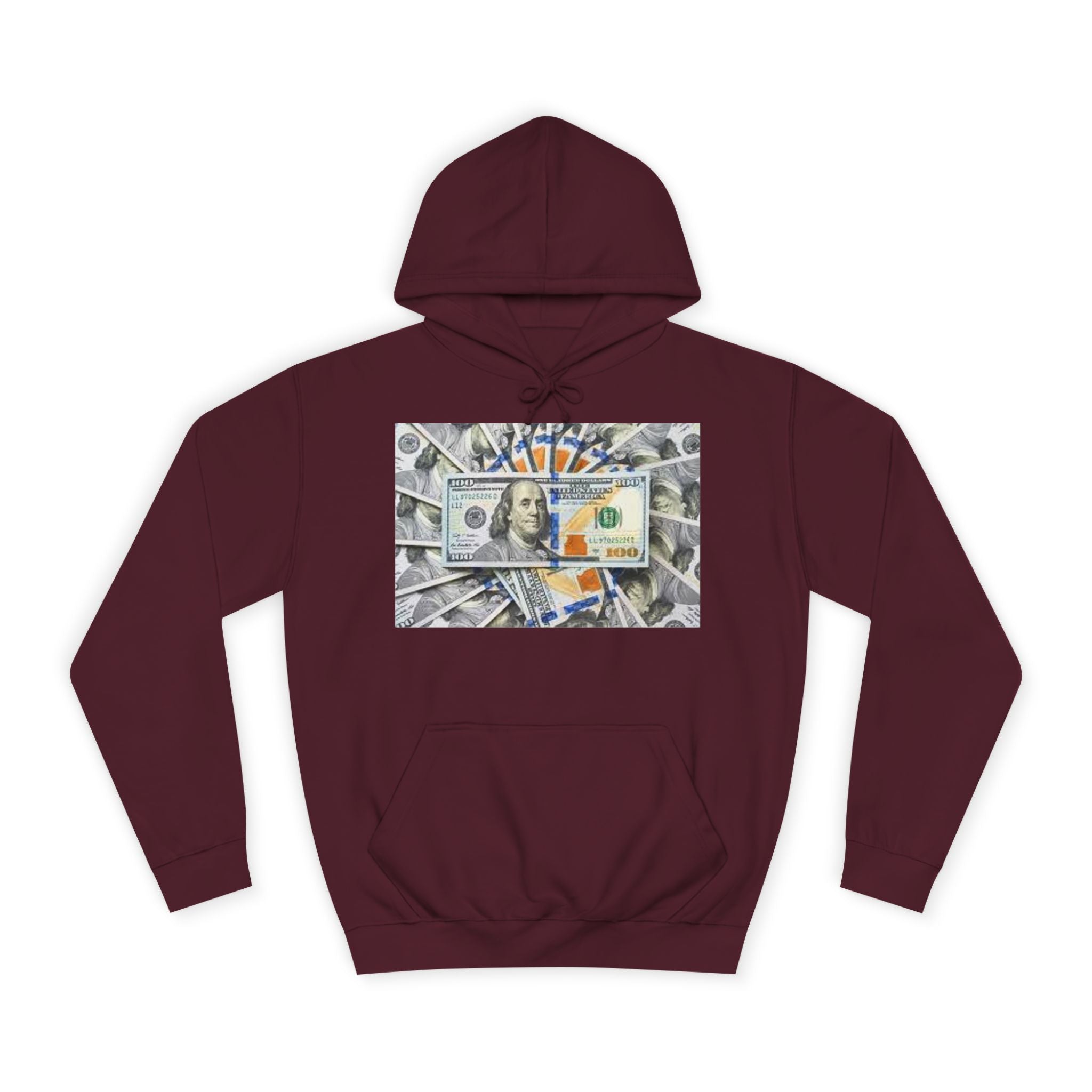 Hundred Dollar Bill Hoodie | Money Graphic Sweatshirt