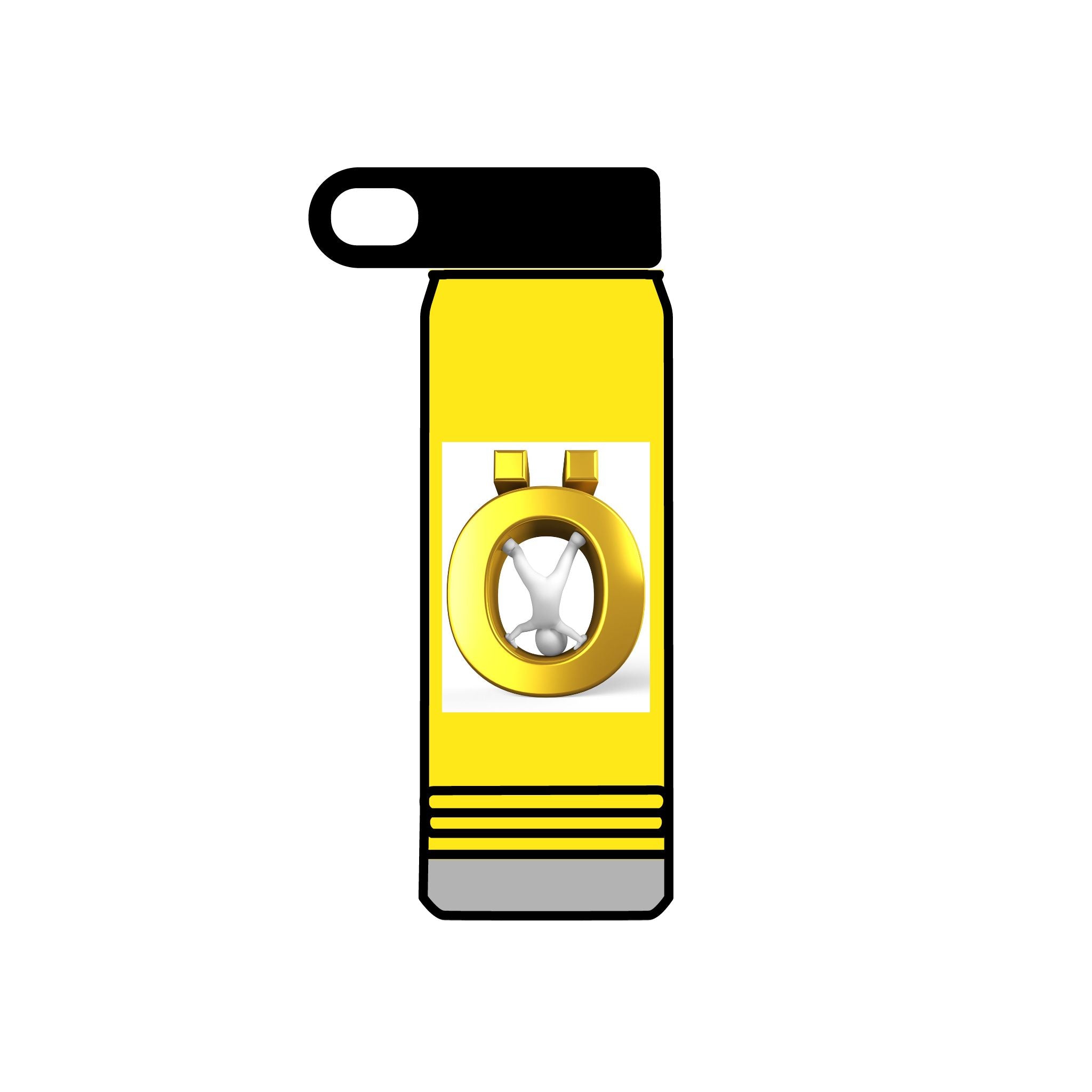 Bouteille d'eau Gold Ö Medallion | Gobelet isotherme 20 oz en acier inoxydable
