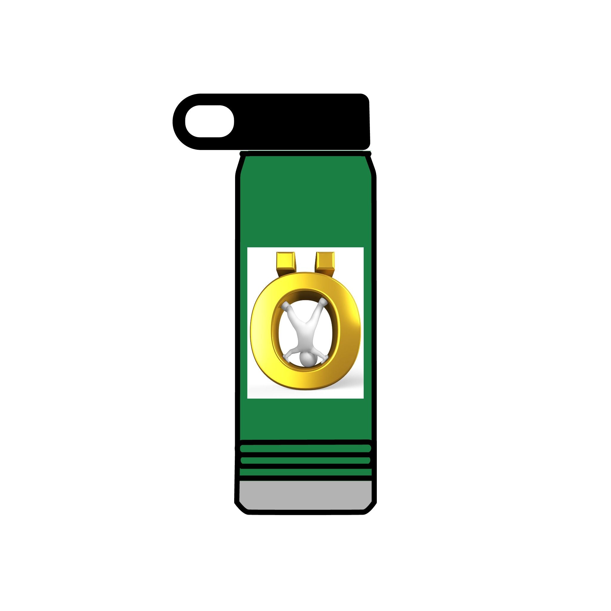 Bouteille d'eau Gold Ö Medallion | Gobelet isotherme 20 oz en acier inoxydable