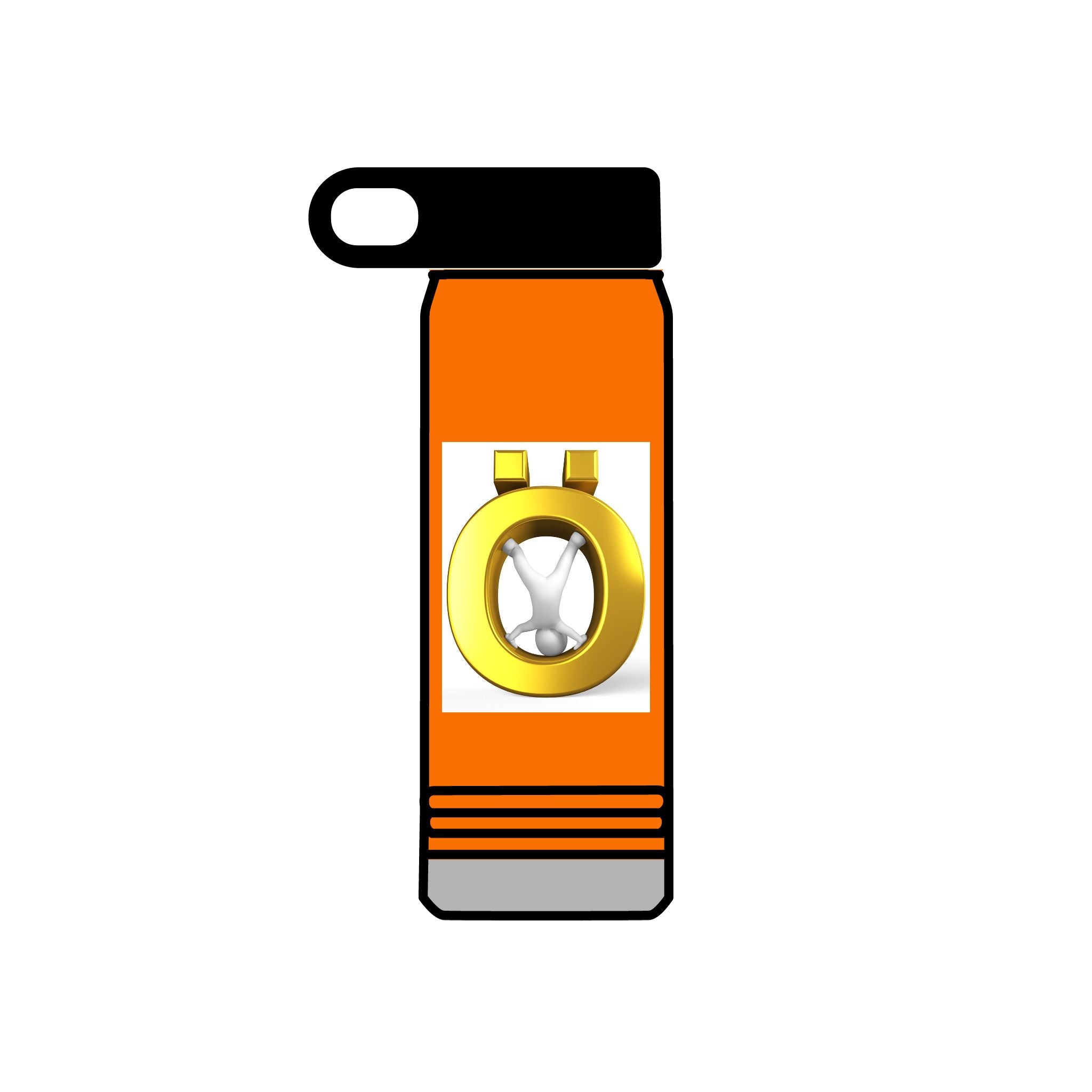 Bouteille d'eau Gold Ö Medallion | Gobelet isotherme 20 oz en acier inoxydable