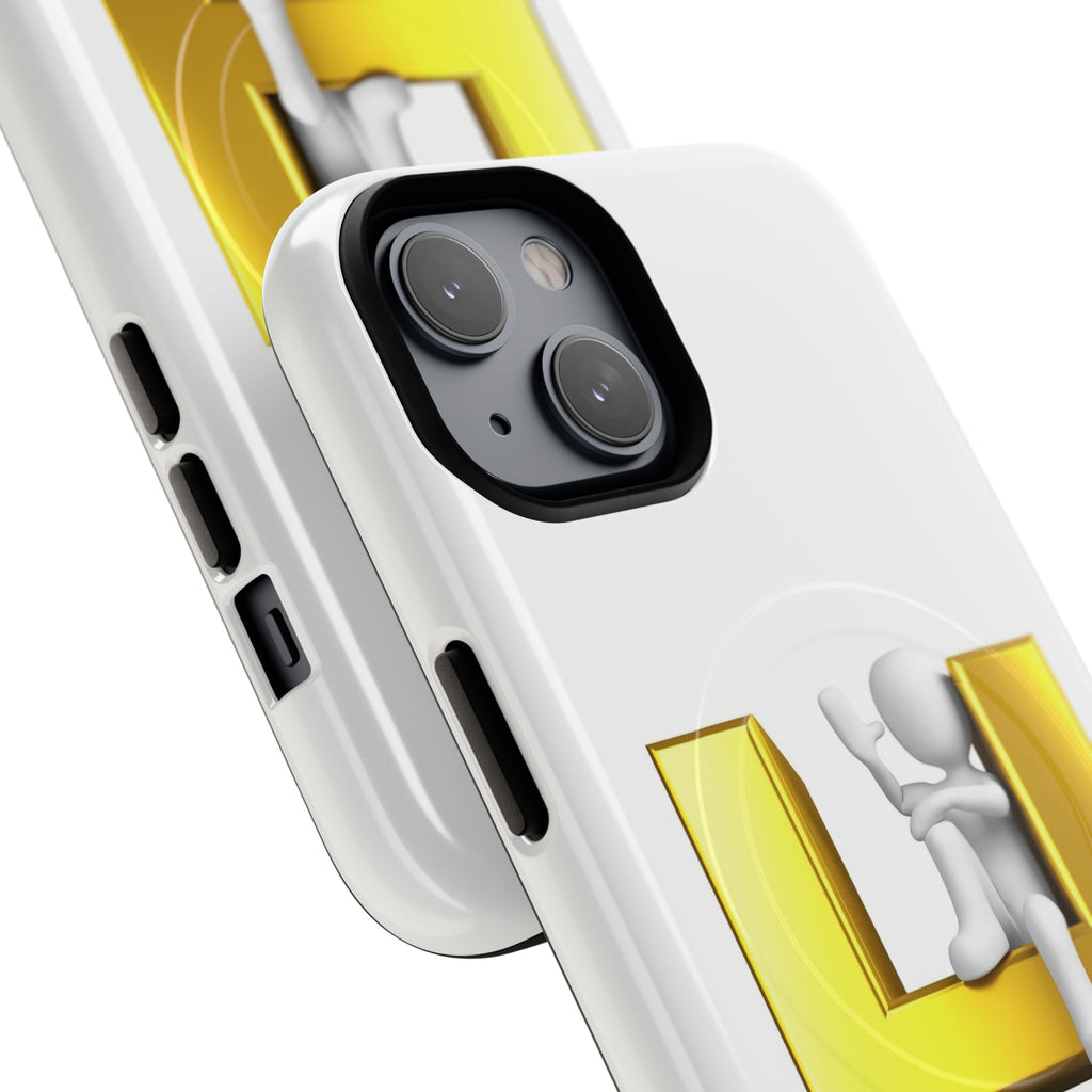 Gold Letter H Climber Phone Case | Tough Magnetic Case