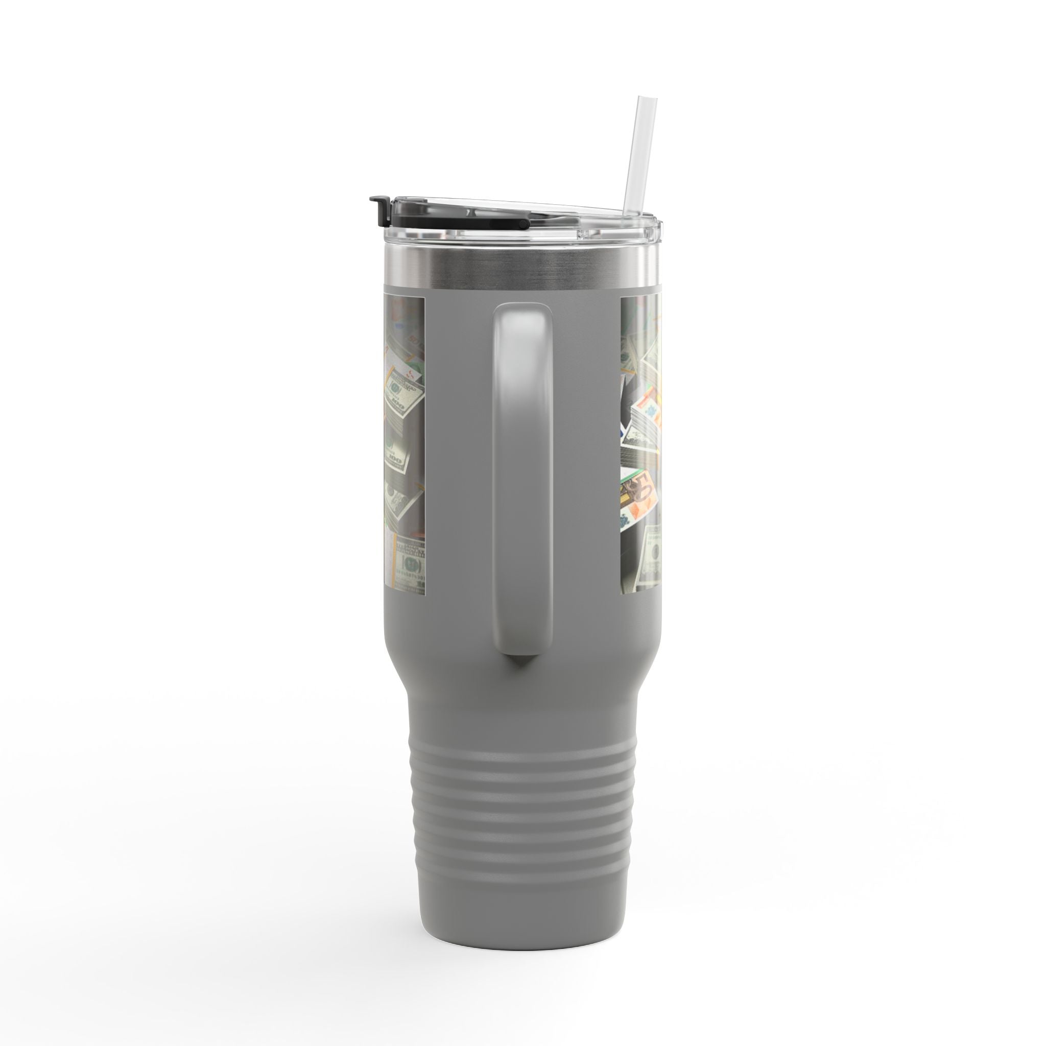 Stacked Cash Money design Insulated Travel Mug | 40oz