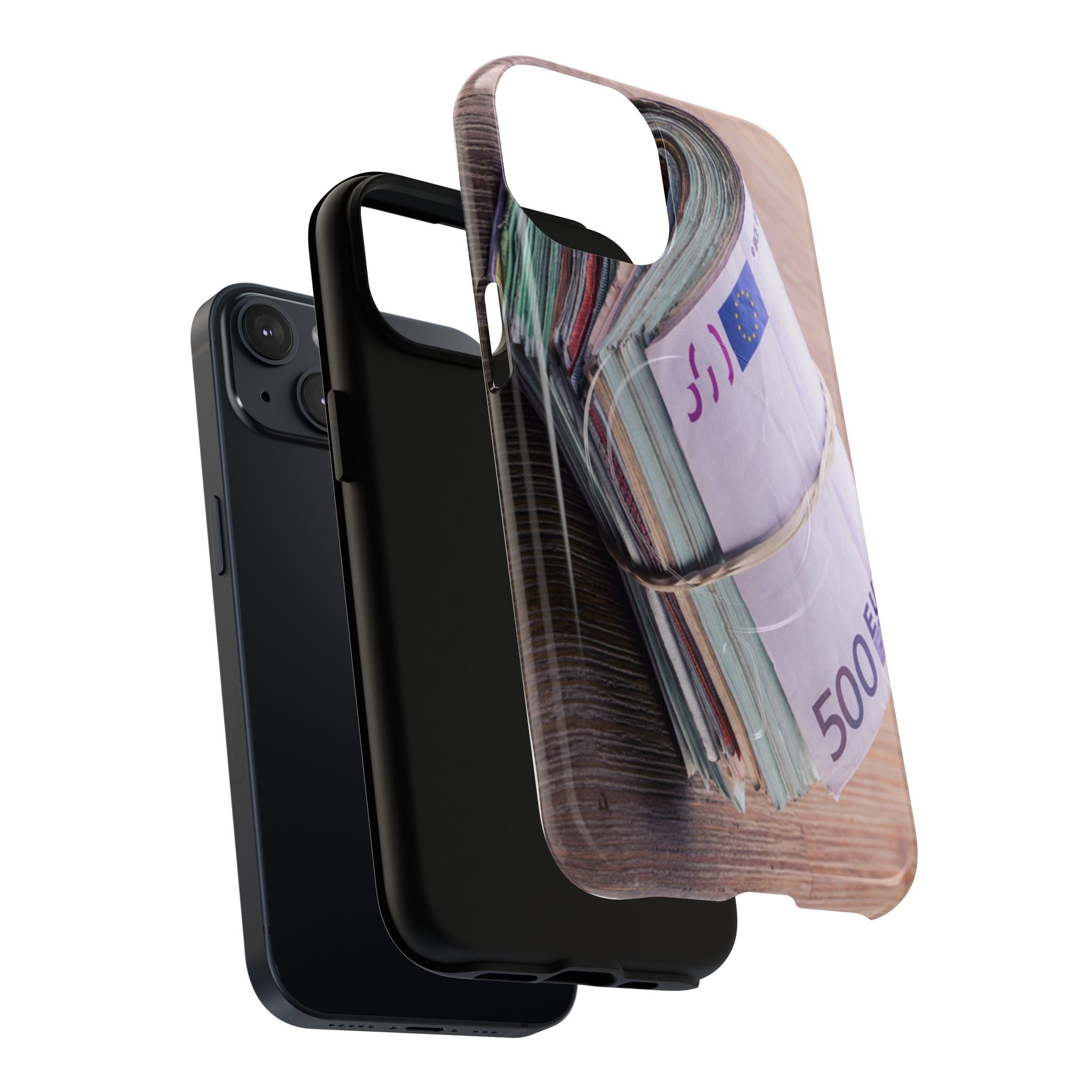 Stack of Euro Banknotes Phone Case | Money Roll iPhone Case, Cash Print