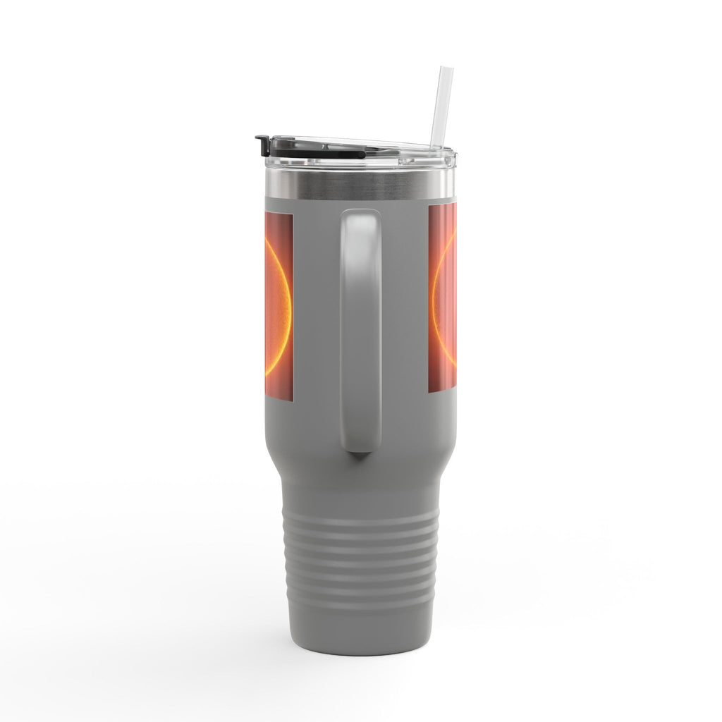 Glowing Solar Disc Travel Mug | 40oz Insulated Tumbler