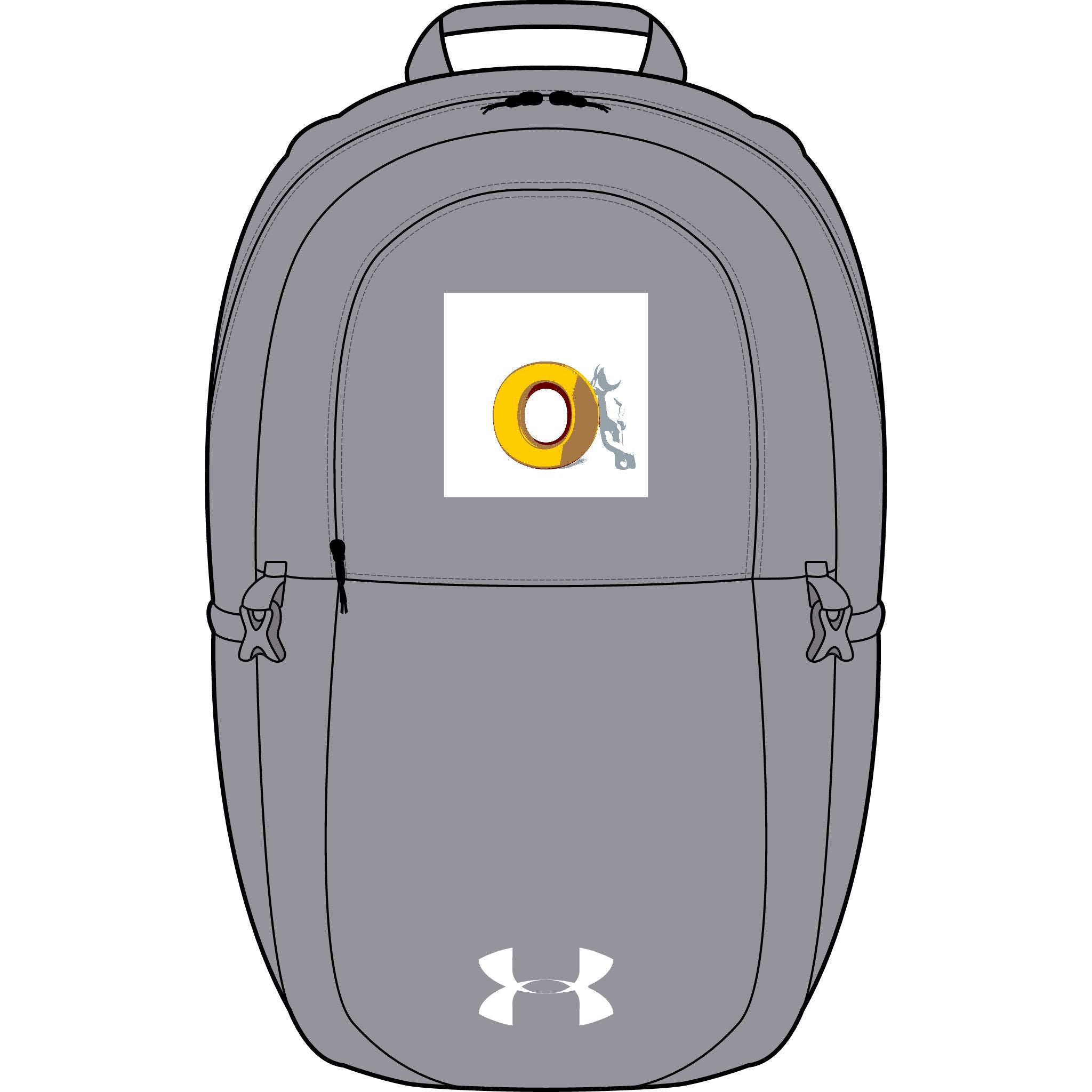 Bestickter Rucksack mit Goldbuchstabe O | Under Armour All Sport Rucksack