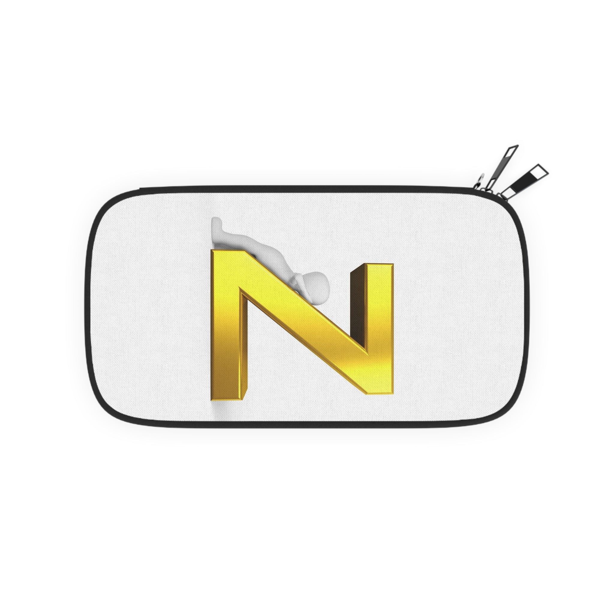 Gold 3D Letter Z design Passport Wallet | Initial monogram travel accessory
