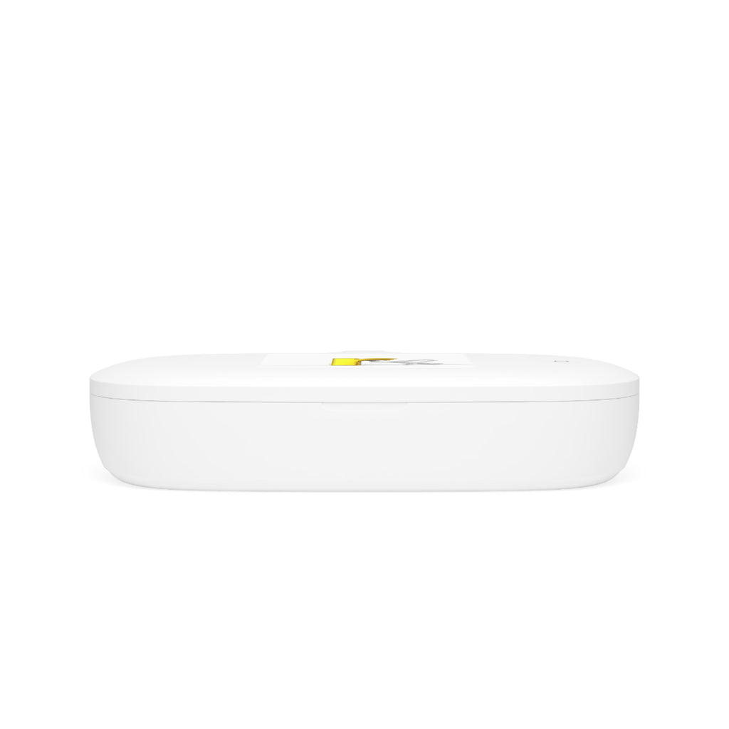 Yellow Letter R Kickstick Phone Sanitizer and Wireless Charging Pad