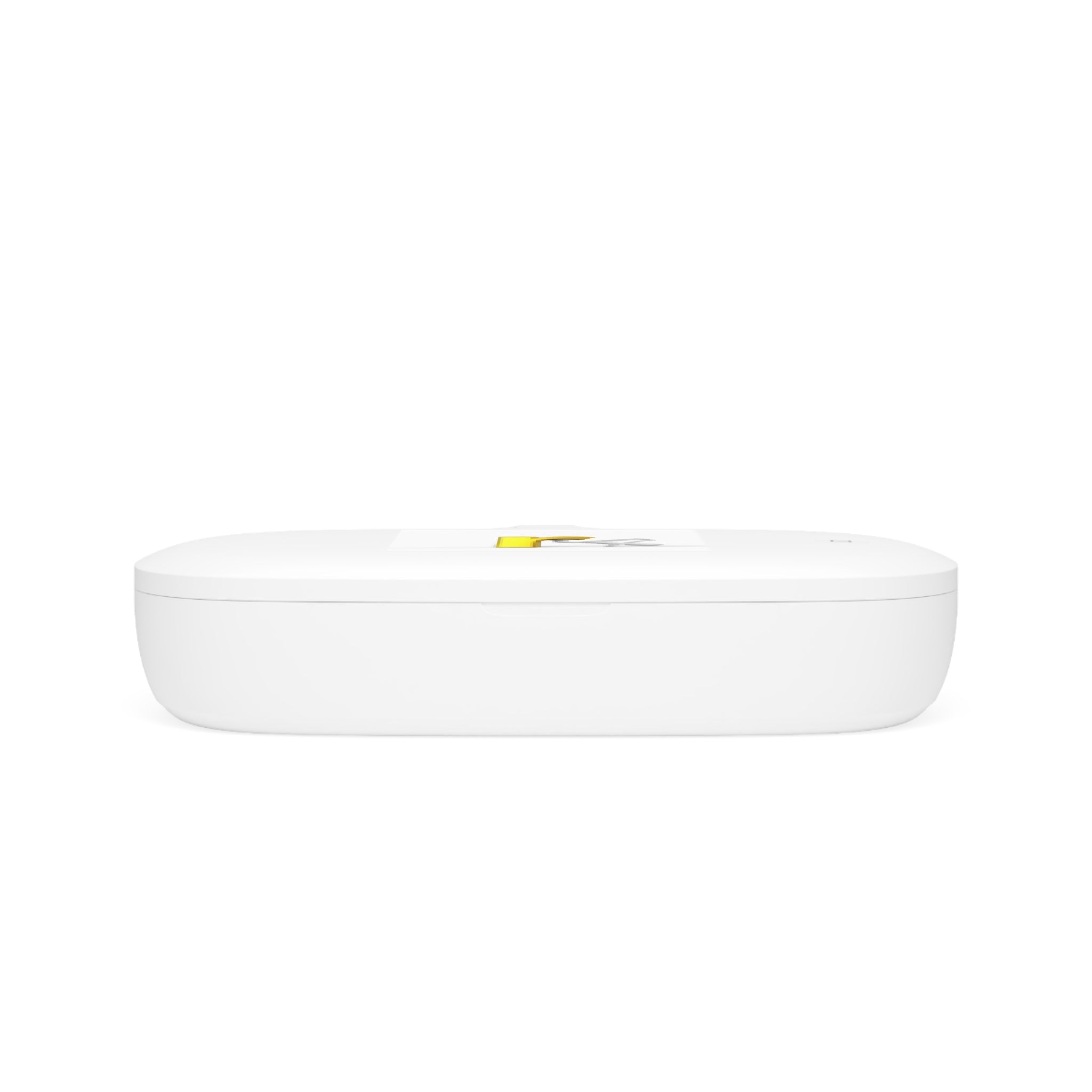 Yellow Letter R Kickstick Phone Sanitizer and Wireless Charging Pad