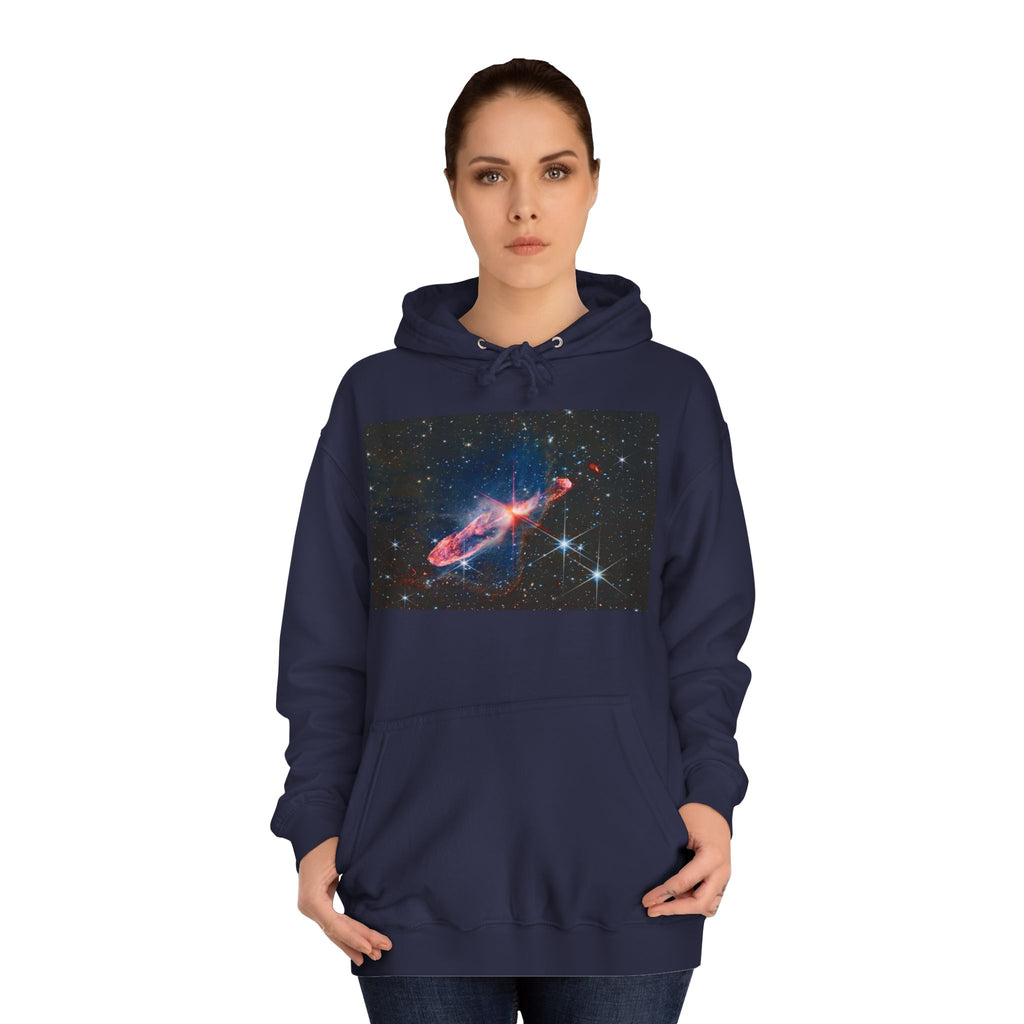 Nebula Space Photo Hoodie | Cosmic Galaxy Stars Astronautic Design