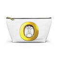 Gold Letter O Figure Accessory Pouch | T-Bottom Makeup Bag