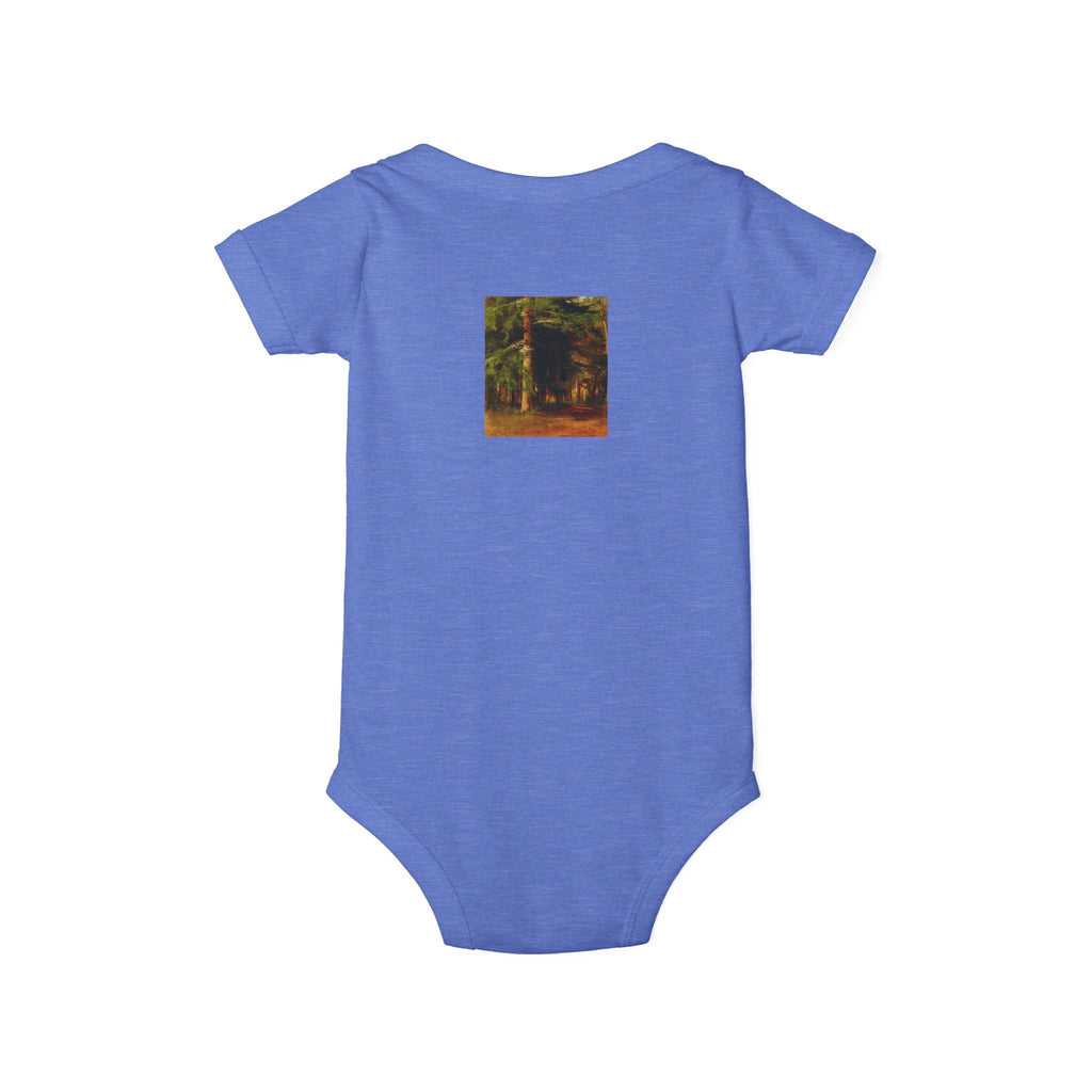 Woodland Forest Illustration Infant Onesie | Baby Bodysuit