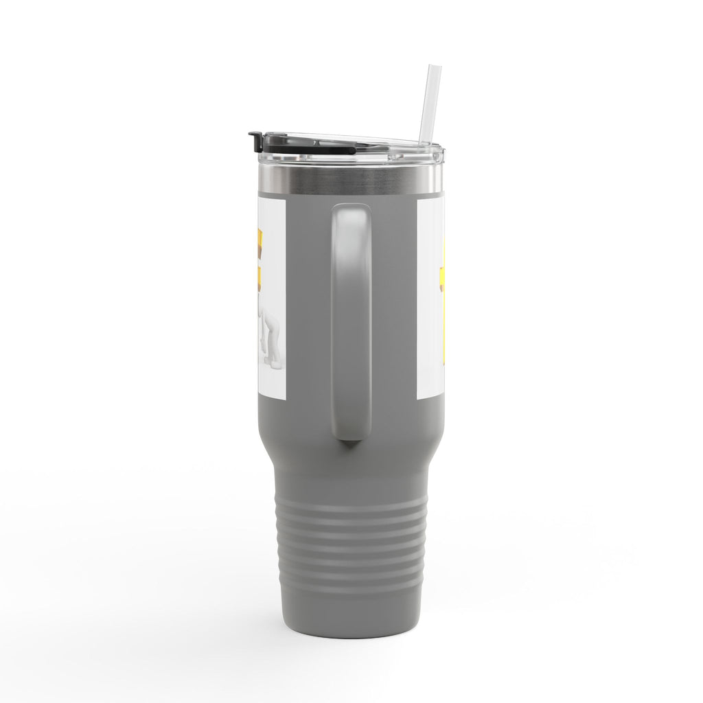 3D Letter F Graphic Travel Mug | 40oz Insulated Tumbler