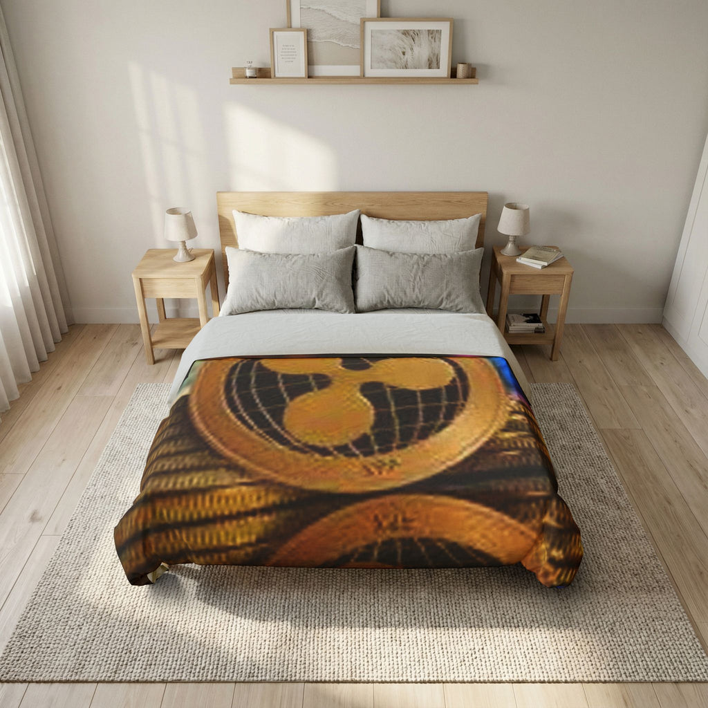 Ripple Crypto Coin duvet cover | XRP digital currency bed decor