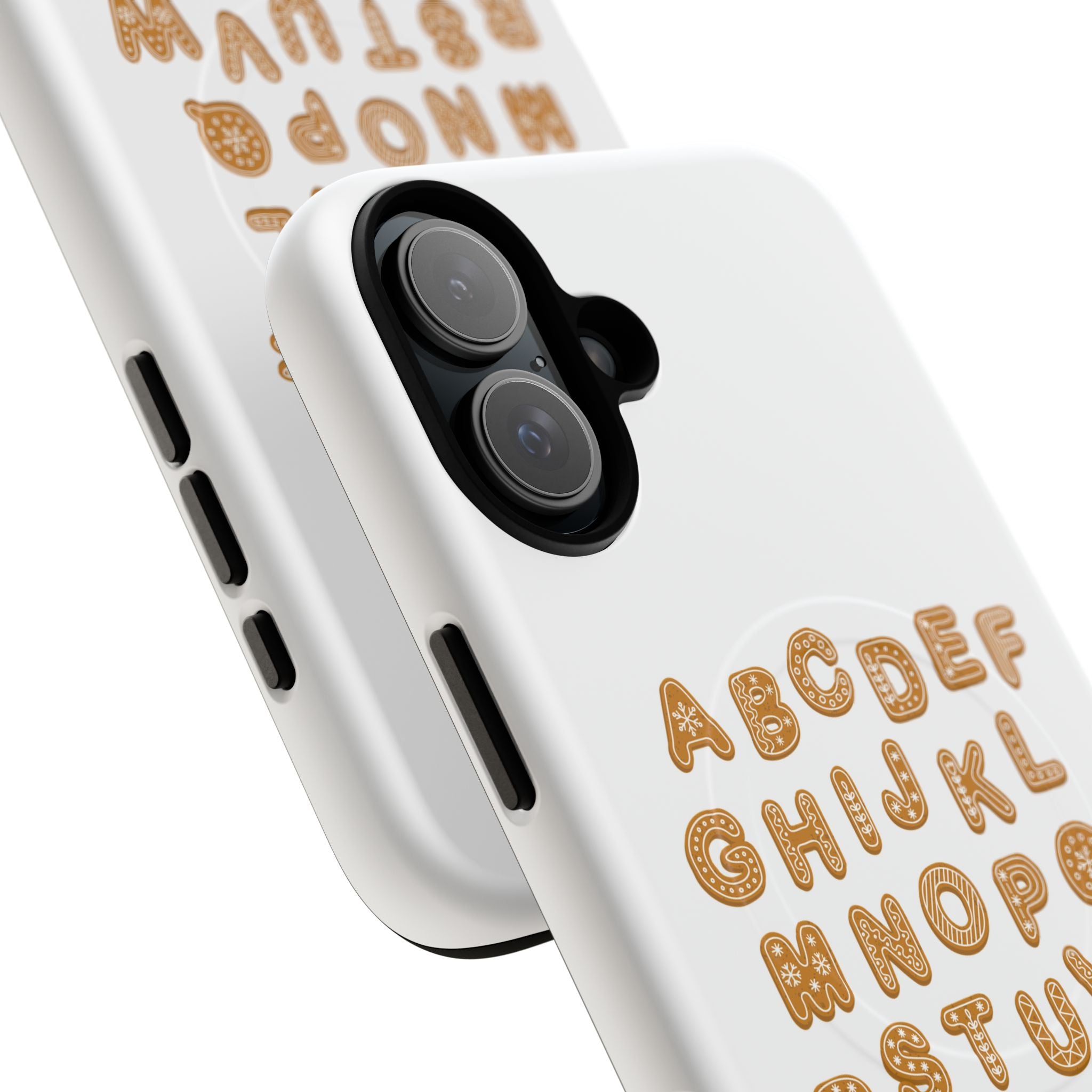 Cookie Alphabet Phone Case | Tough Magnetic Case, Cute Lettering