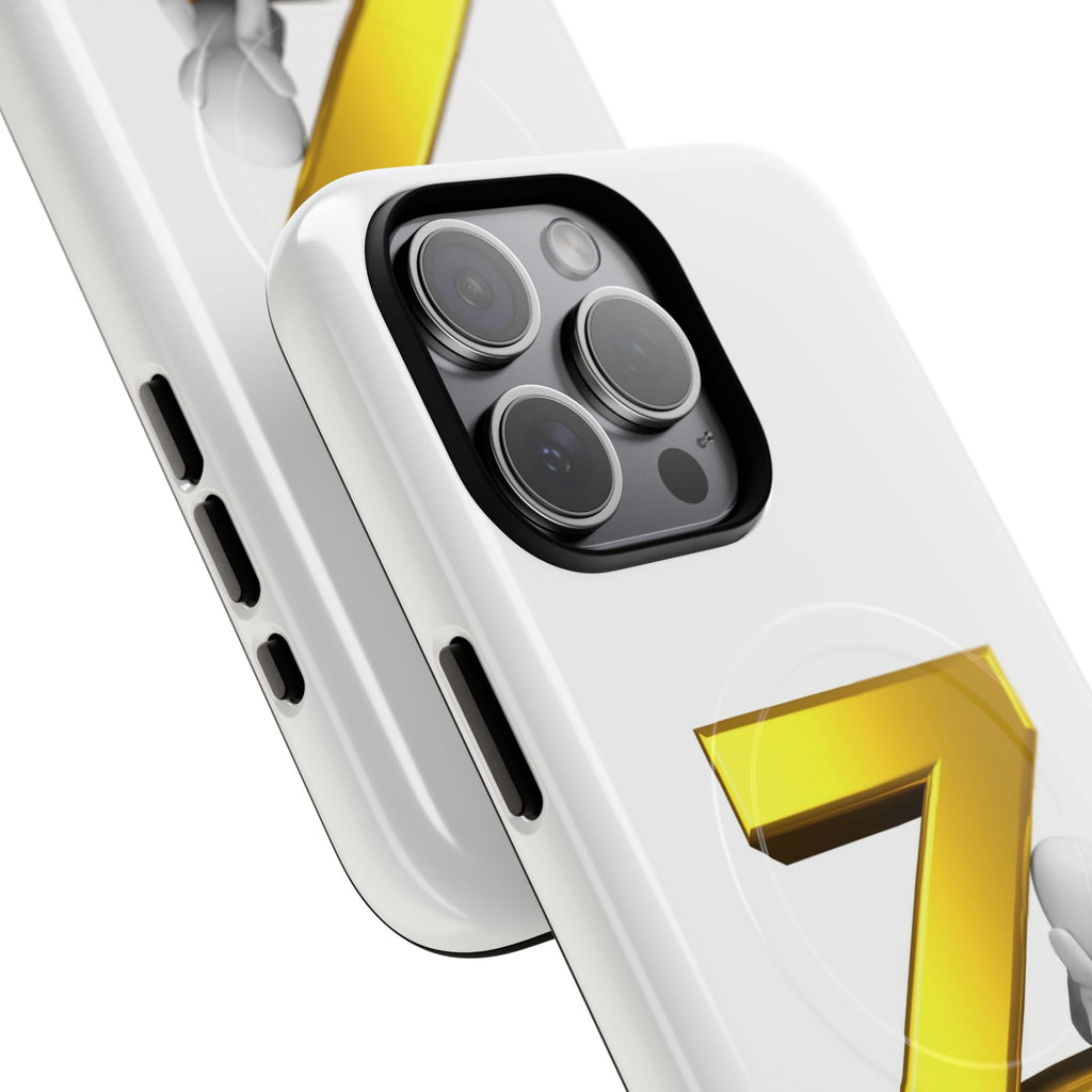 Gold 3D Letter Z Phone Case | Tough Magnetic Case, Monogram Initial