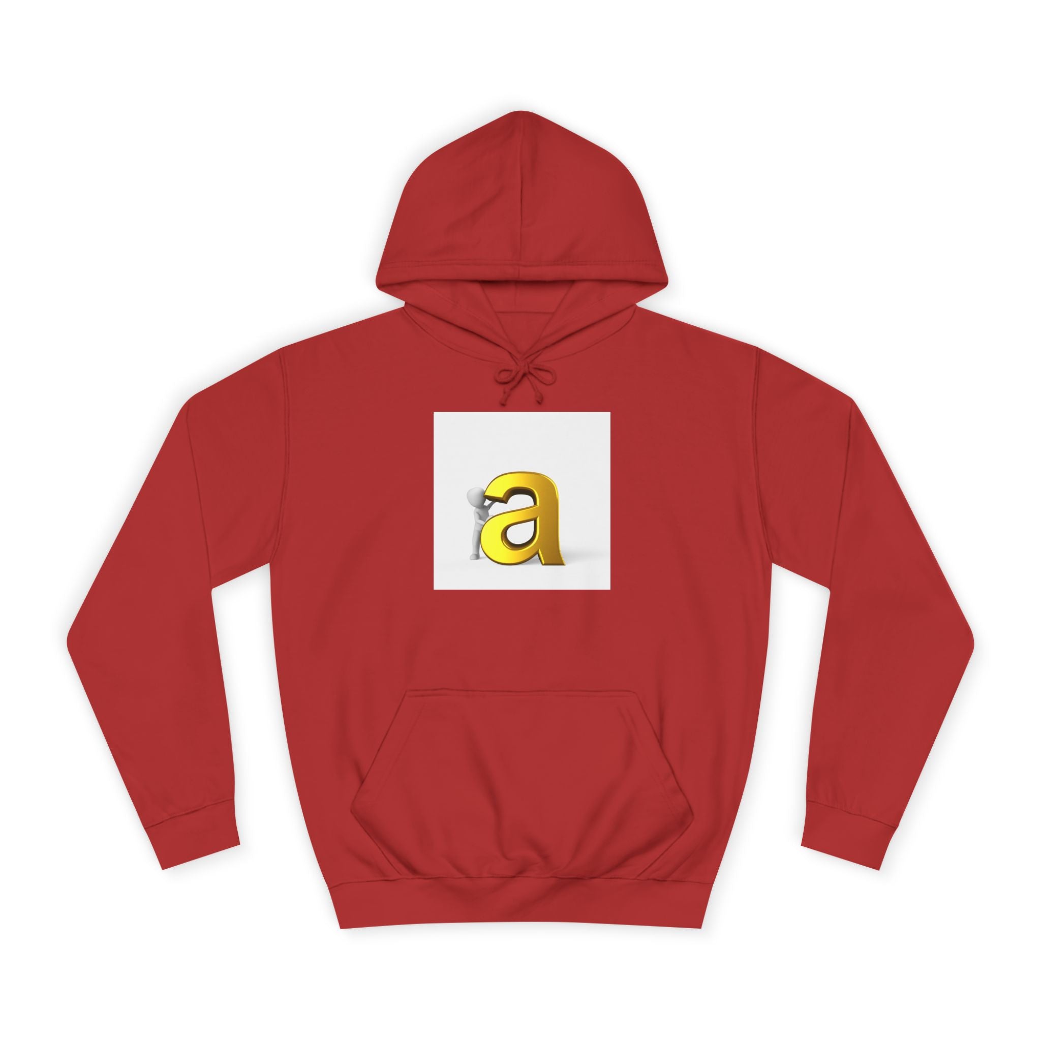 Sweat à capuche Gold 3D Lettre A | Sweat Monogramme Initiale