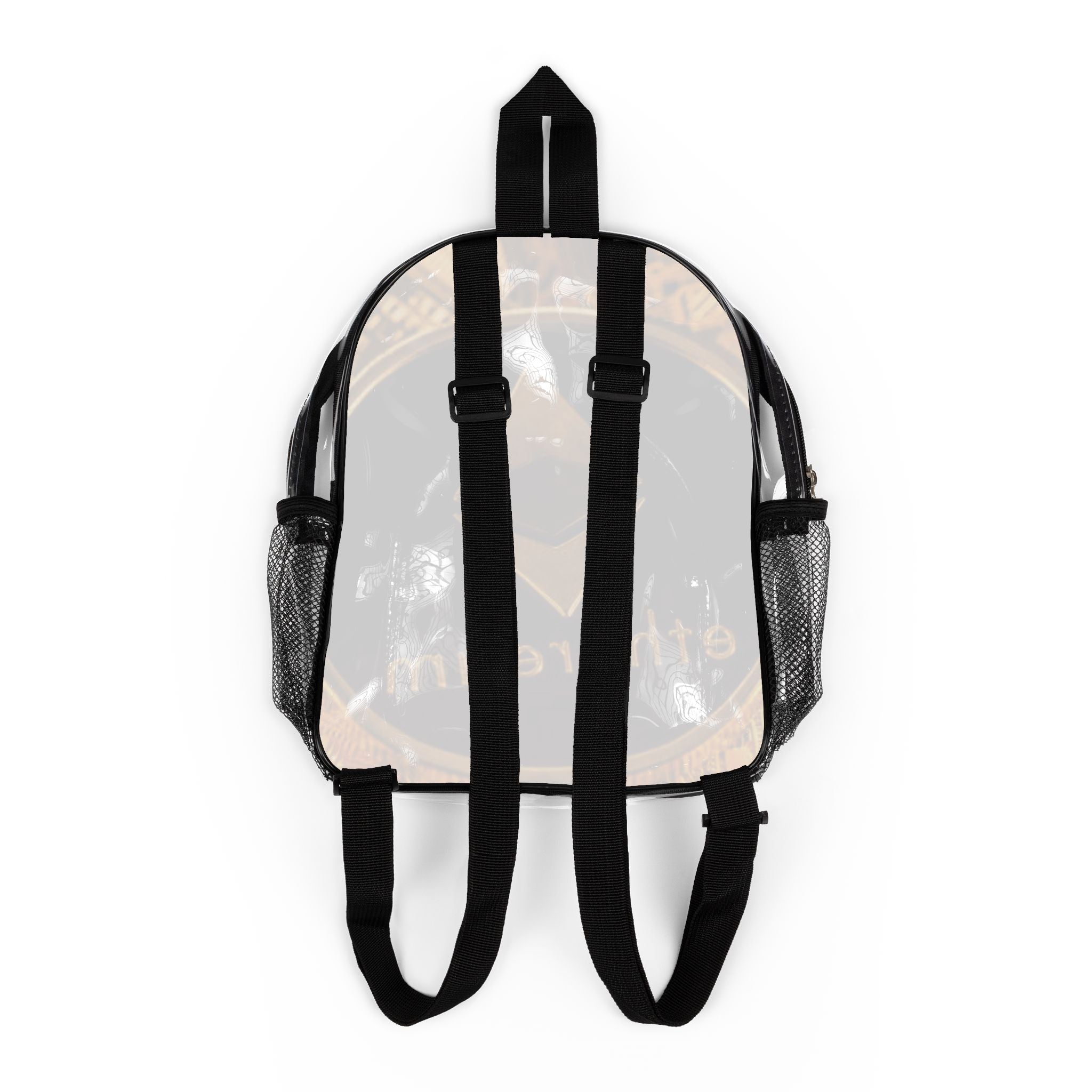 Ethereum Coin Design Clear Stadium Backpack | Crypto Logo Clear Backpack