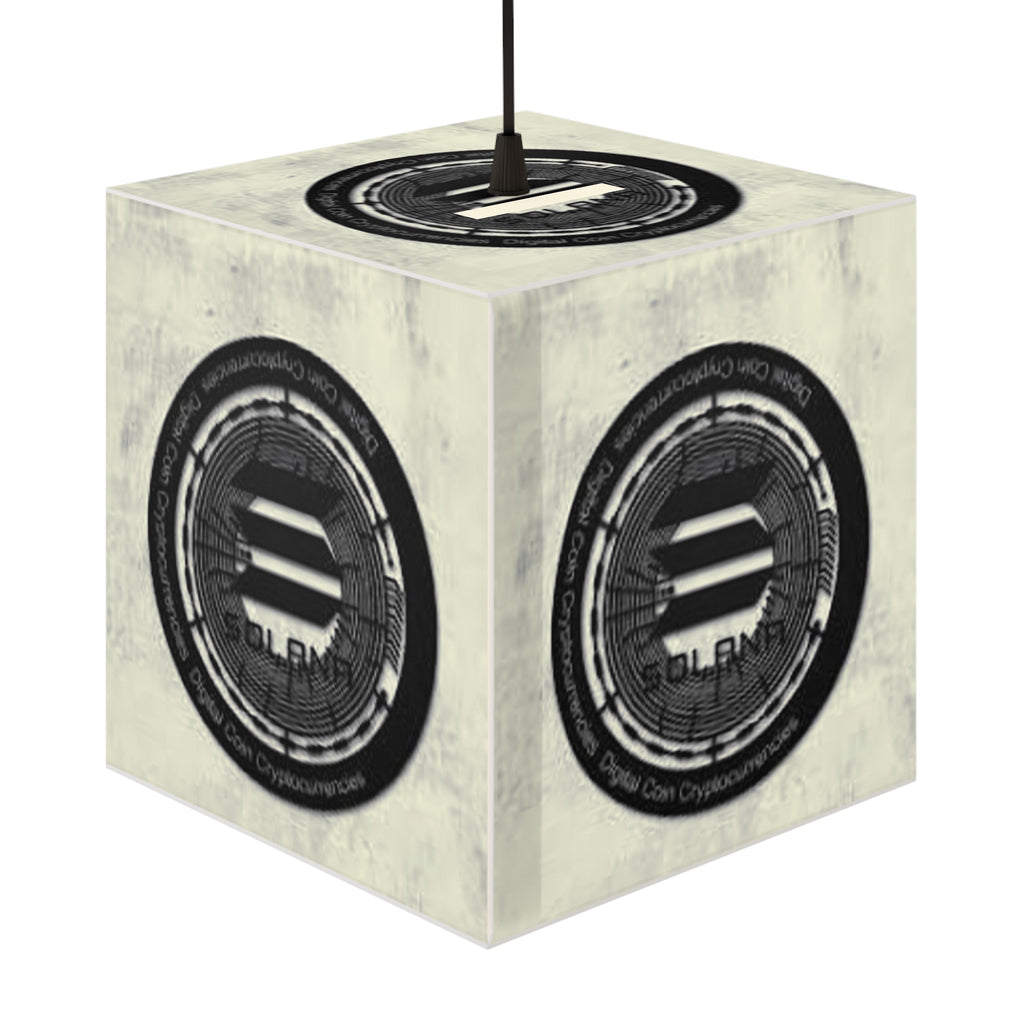 Solana Logo Light Cube Lamp | Cryptocurrency Crypto Nightlight
