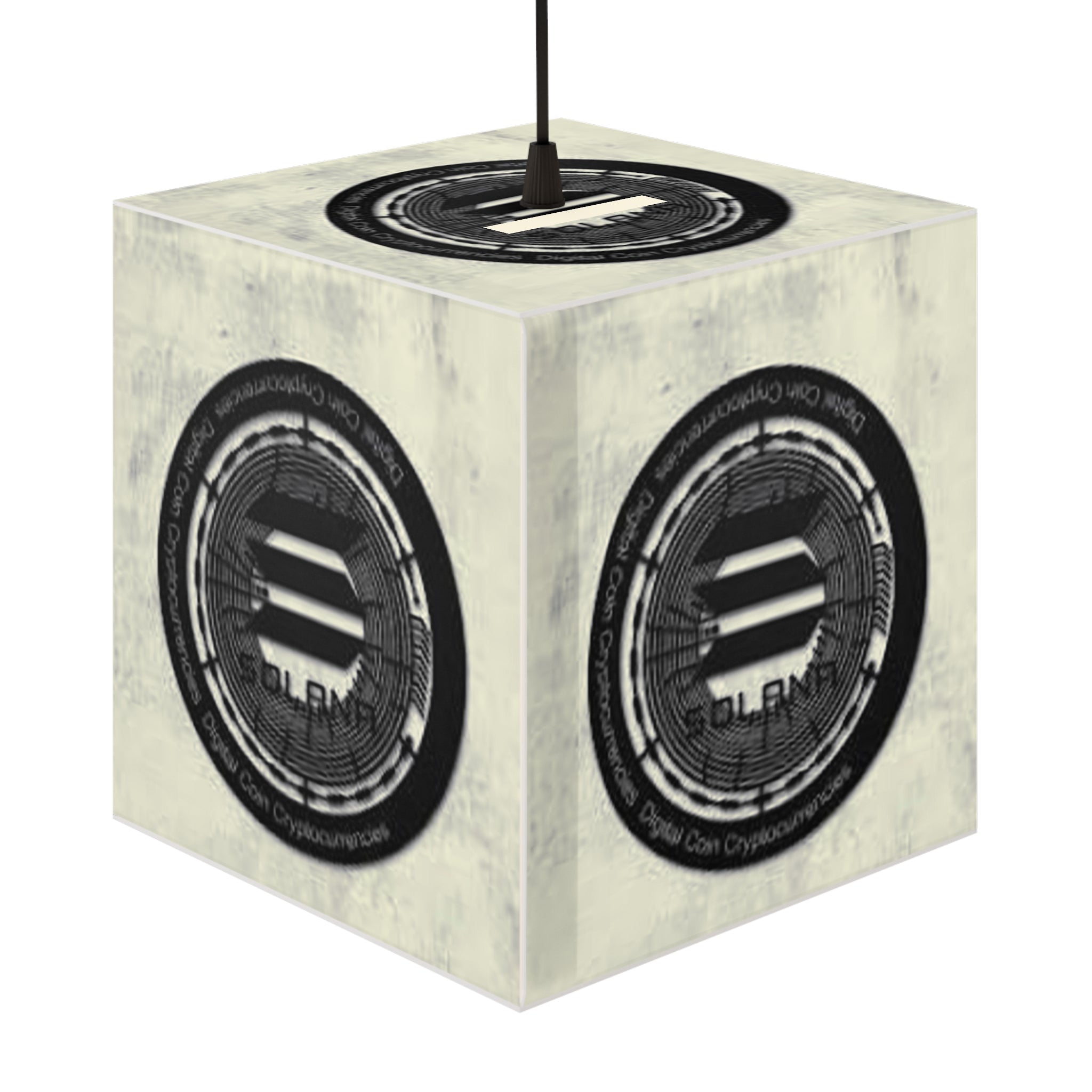 Solana Logo Light Cube Lamp | Cryptocurrency Crypto Nightlight