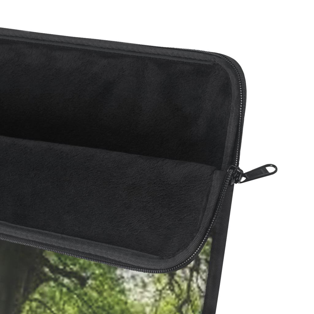 Sunlit Oak Tree Laptop Sleeve | Nature Forest Photography