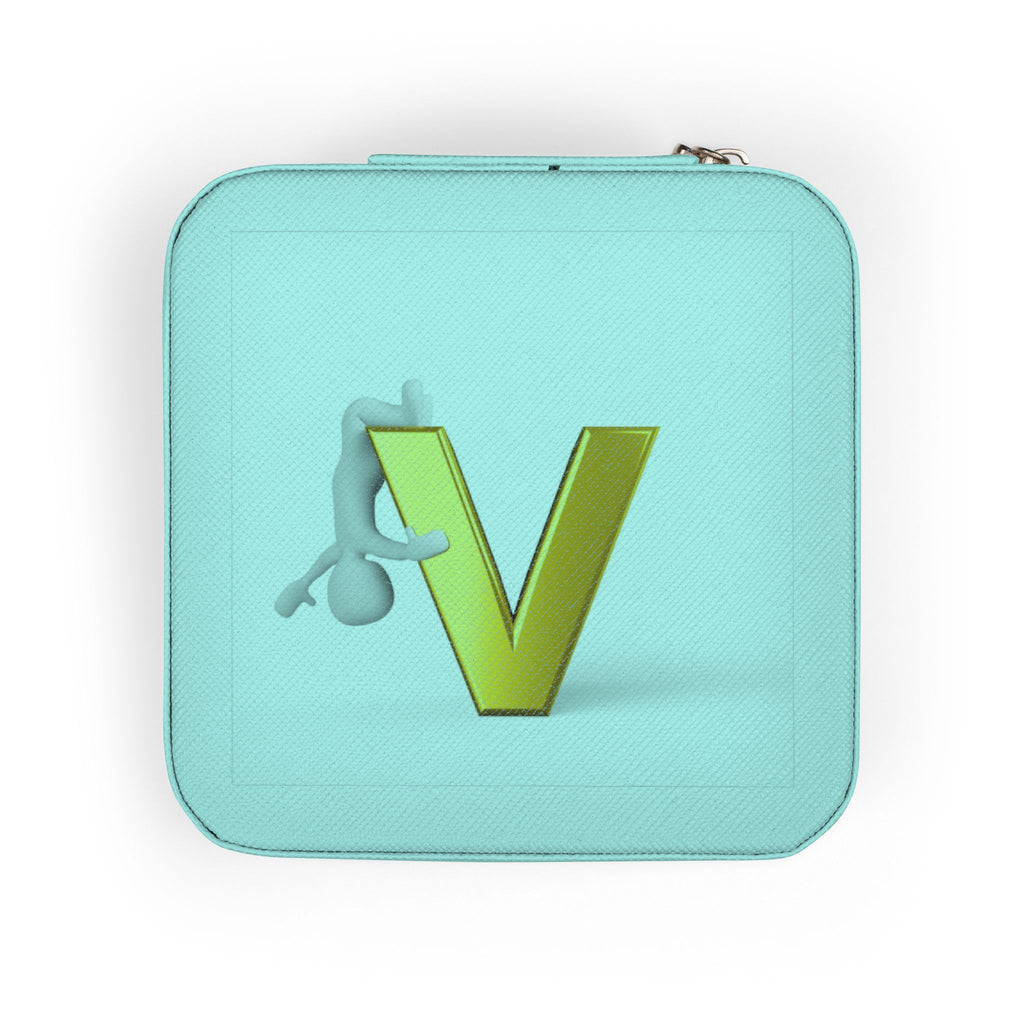 Monogram V Jewelry Travel Case | Compact Portable Earring Ring Organizer
