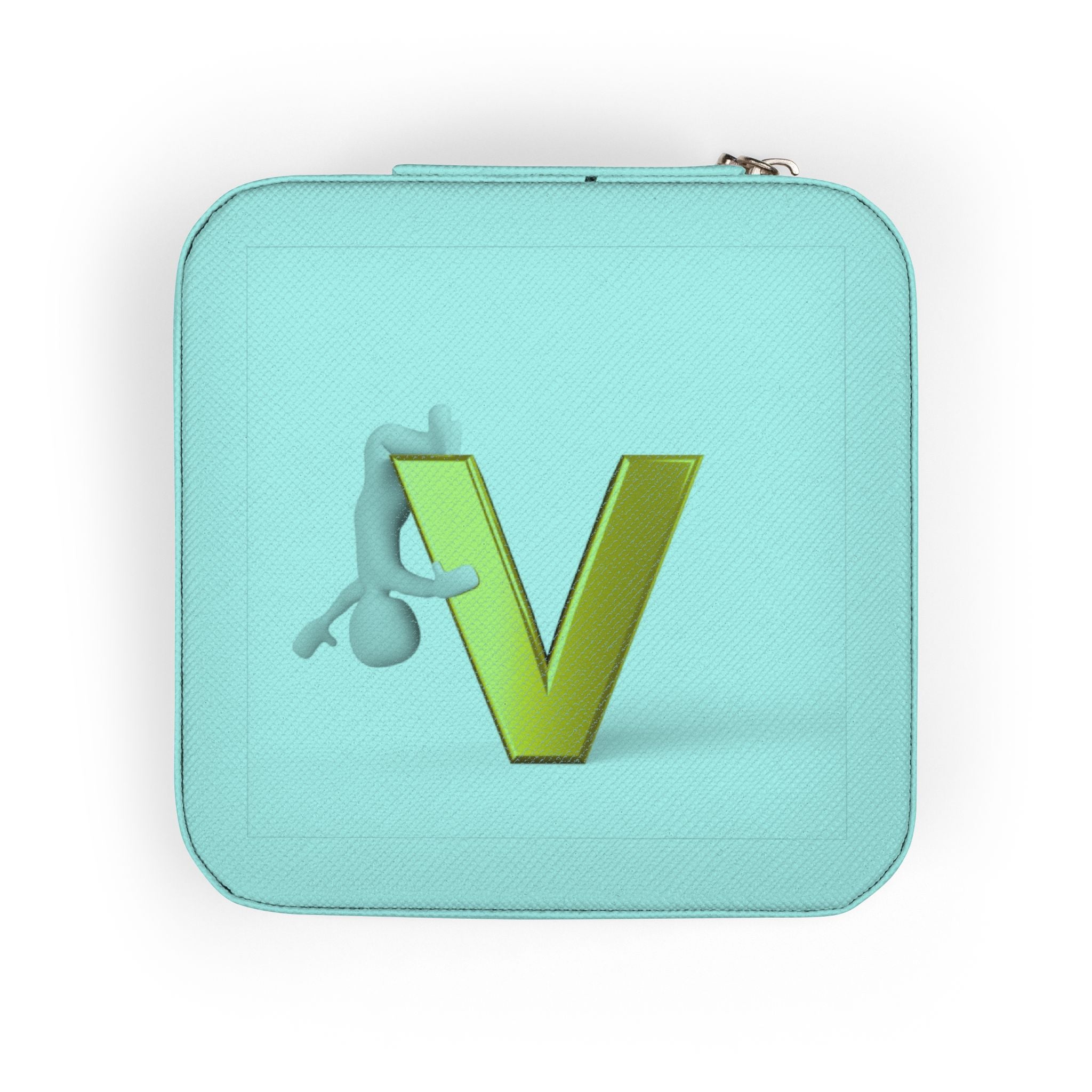 Monogram V Jewelry Travel Case | Compact Portable Earring Ring Organizer