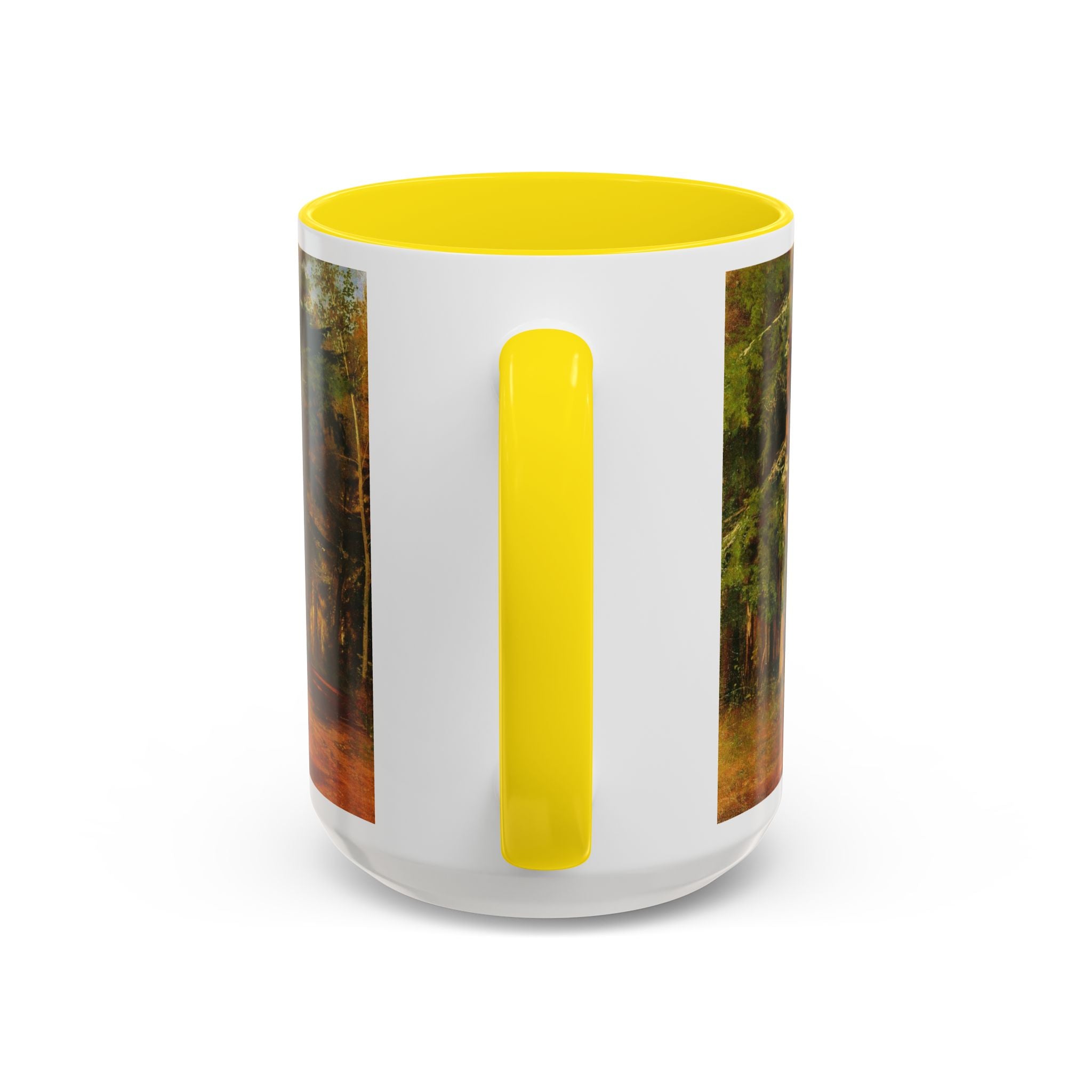 Waldweg-Malerei Tasse | Akzent-Kaffeetasse 11oz 15oz