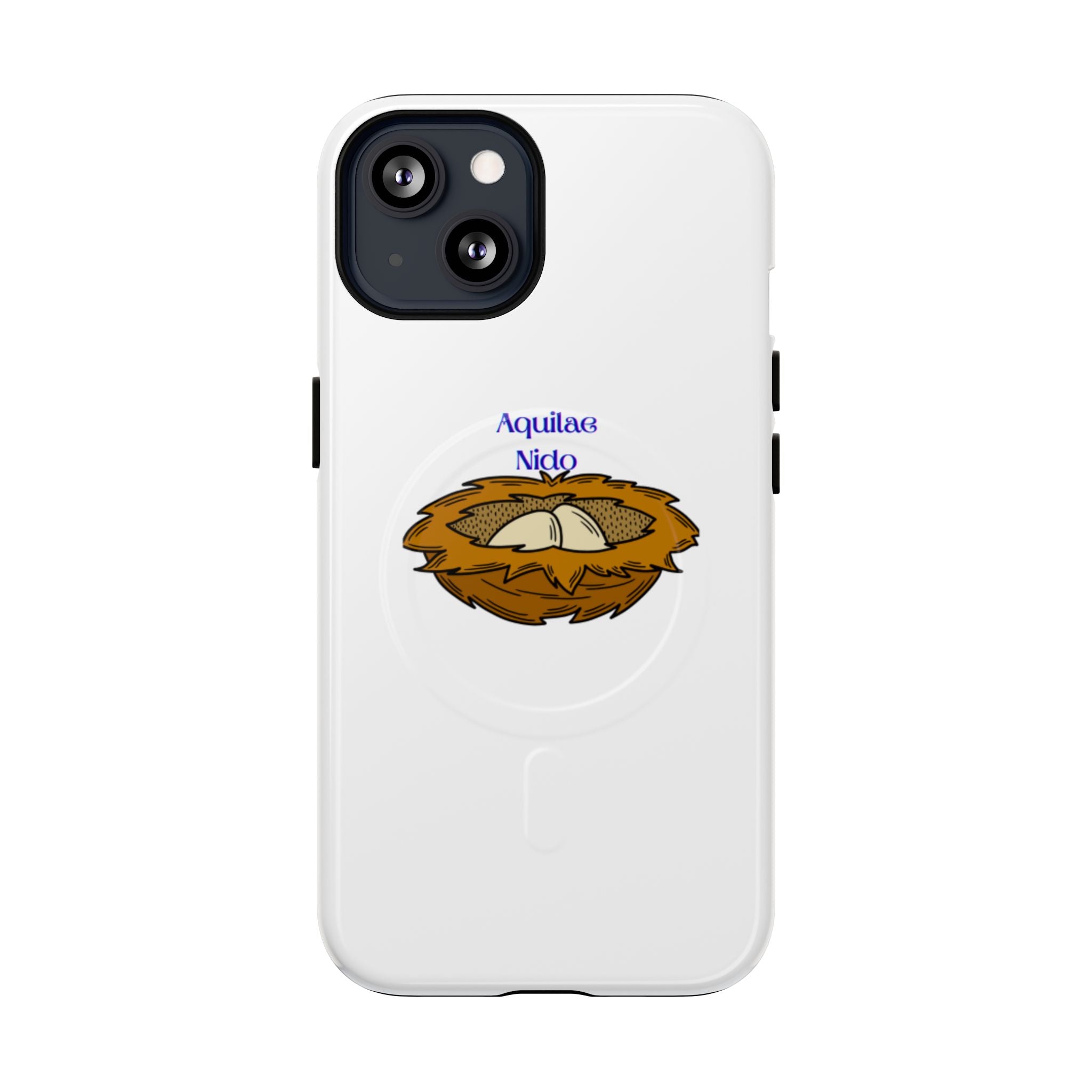 Coque de téléphone illustration nid d'oiseau | Coque magnétique robuste