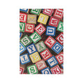 Alphabet Blocks Postcards | 7 pcs, Vintage Wood Letter Blocks